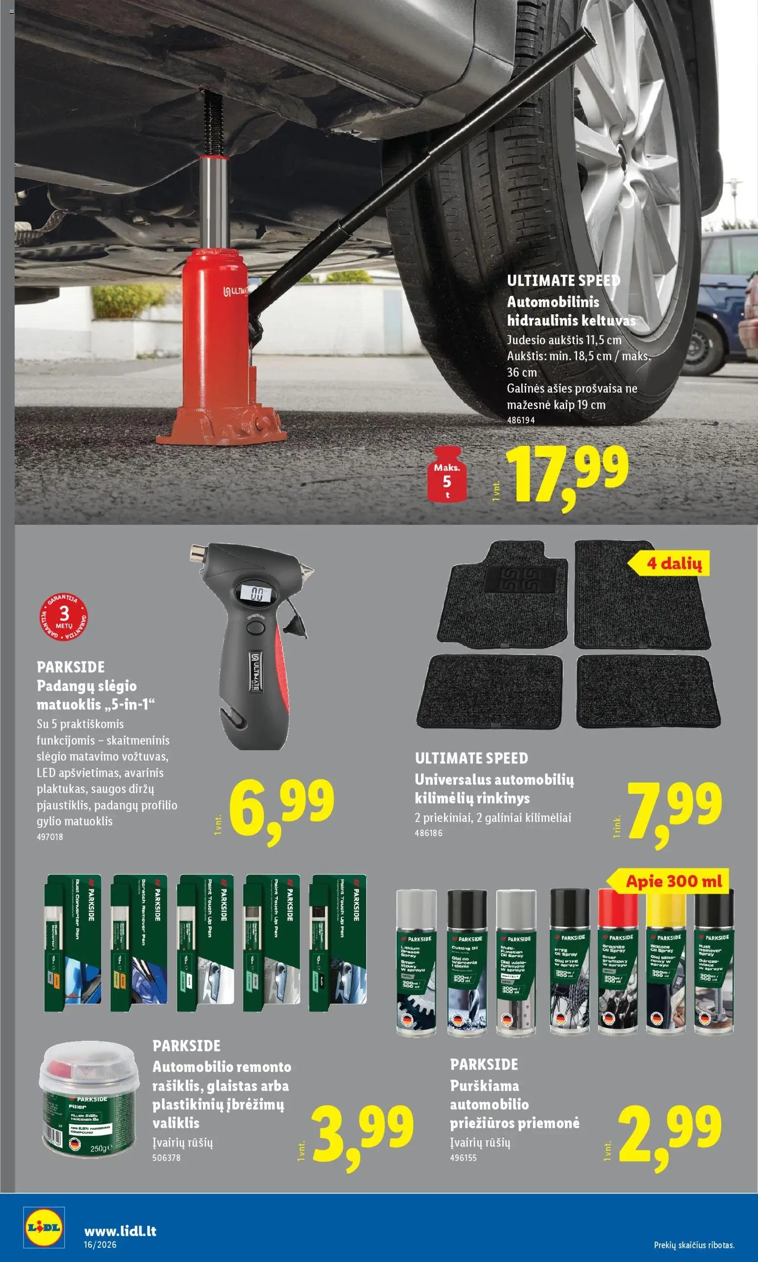 LIDL leidinys - Ne maisto prekių pasiūlymai