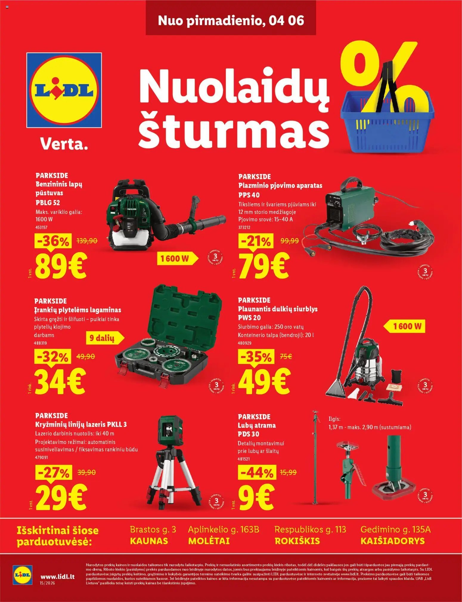 LIDL leidinys - Nuolaidų šturmas