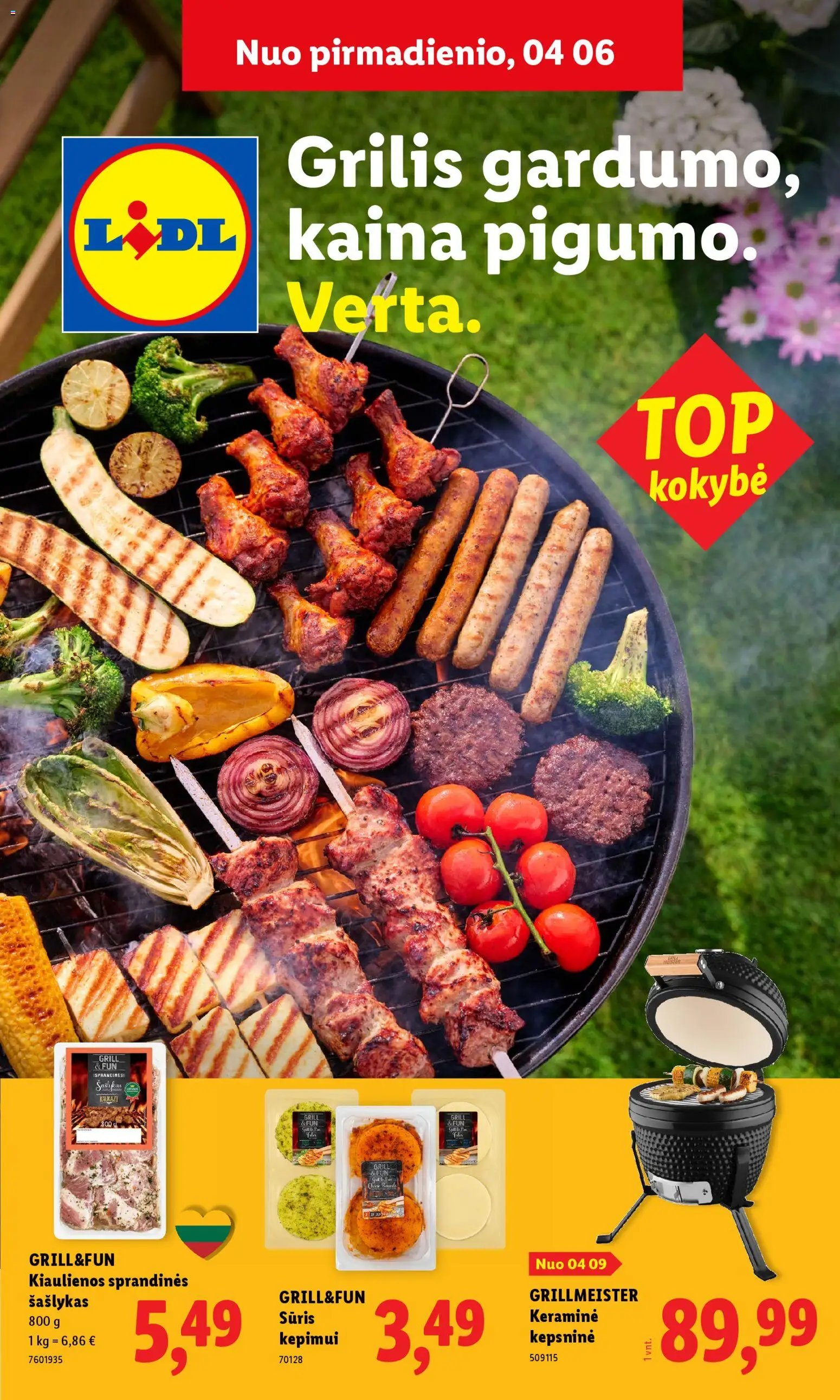 LIDL leidinys - Grilio katalogas