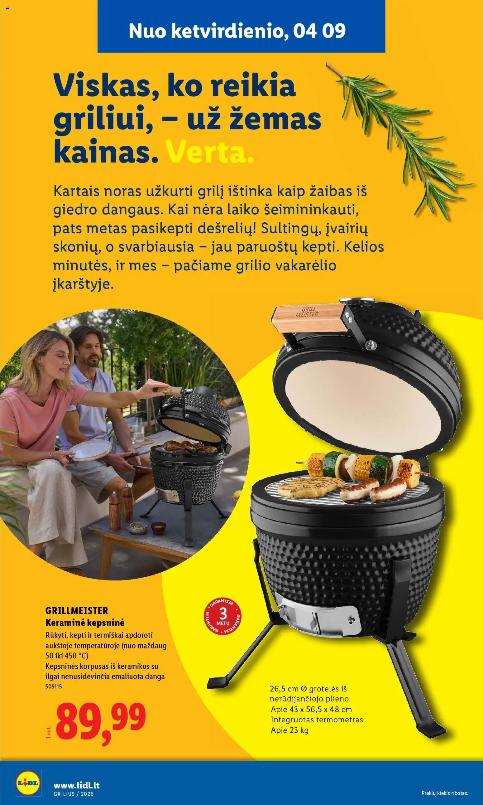 LIDL leidinys - Grilio katalogas