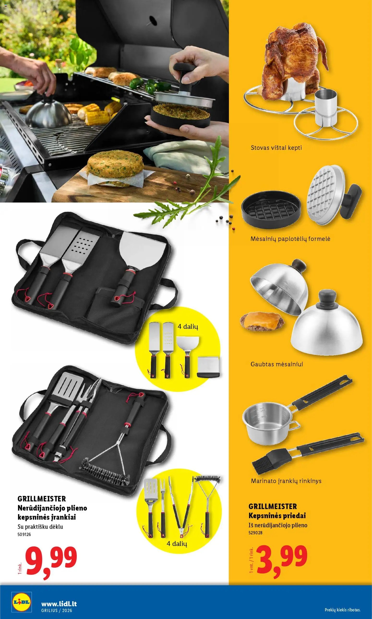 LIDL leidinys - Grilio katalogas