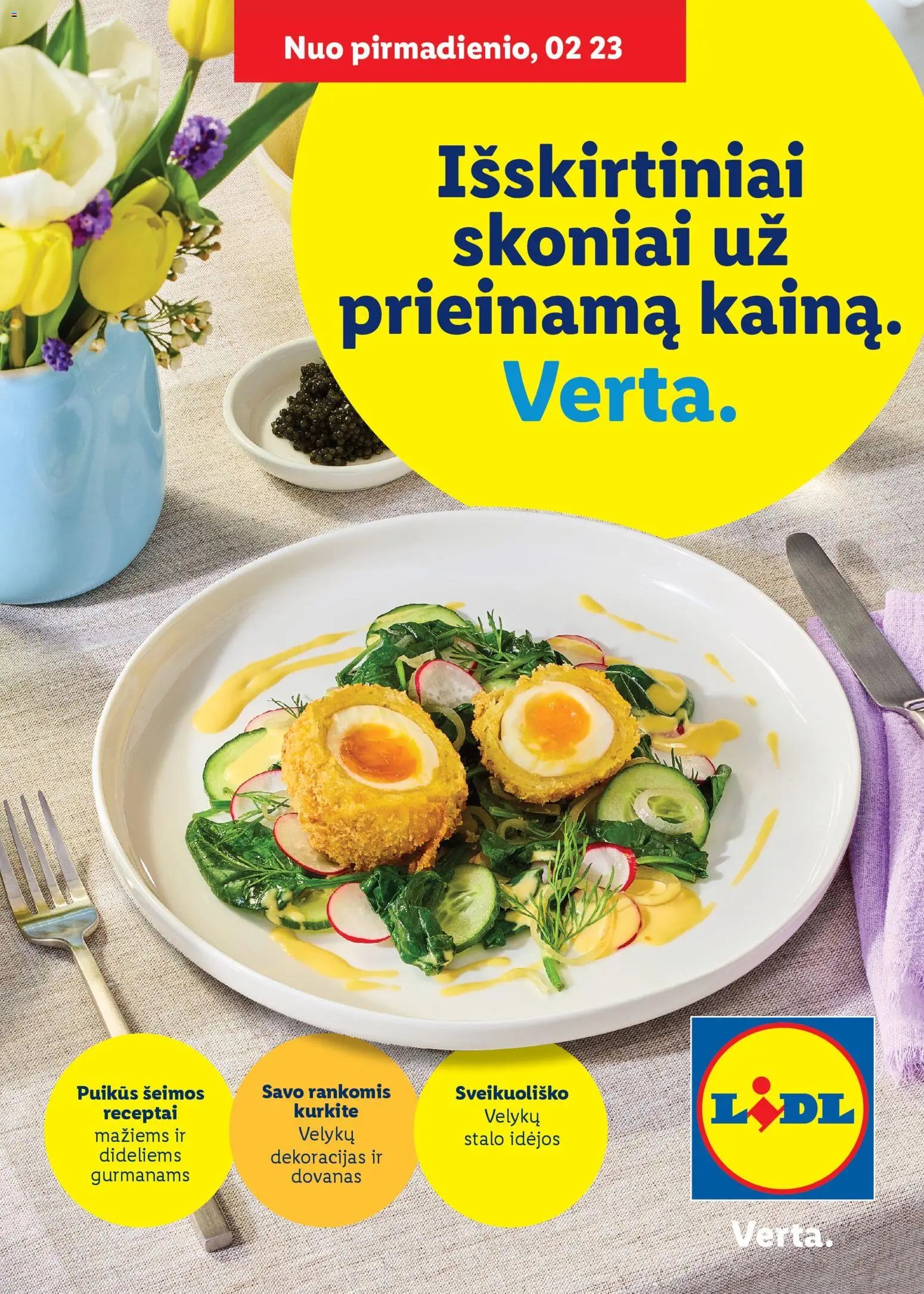 LIDL leidinys - Velykų katalogas