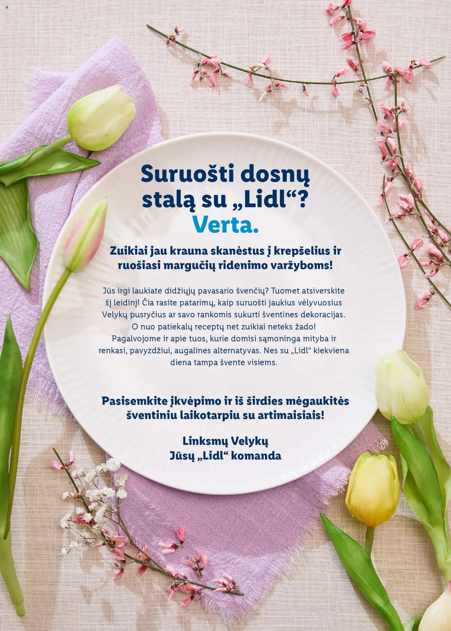 LIDL leidinys - Velykų katalogas