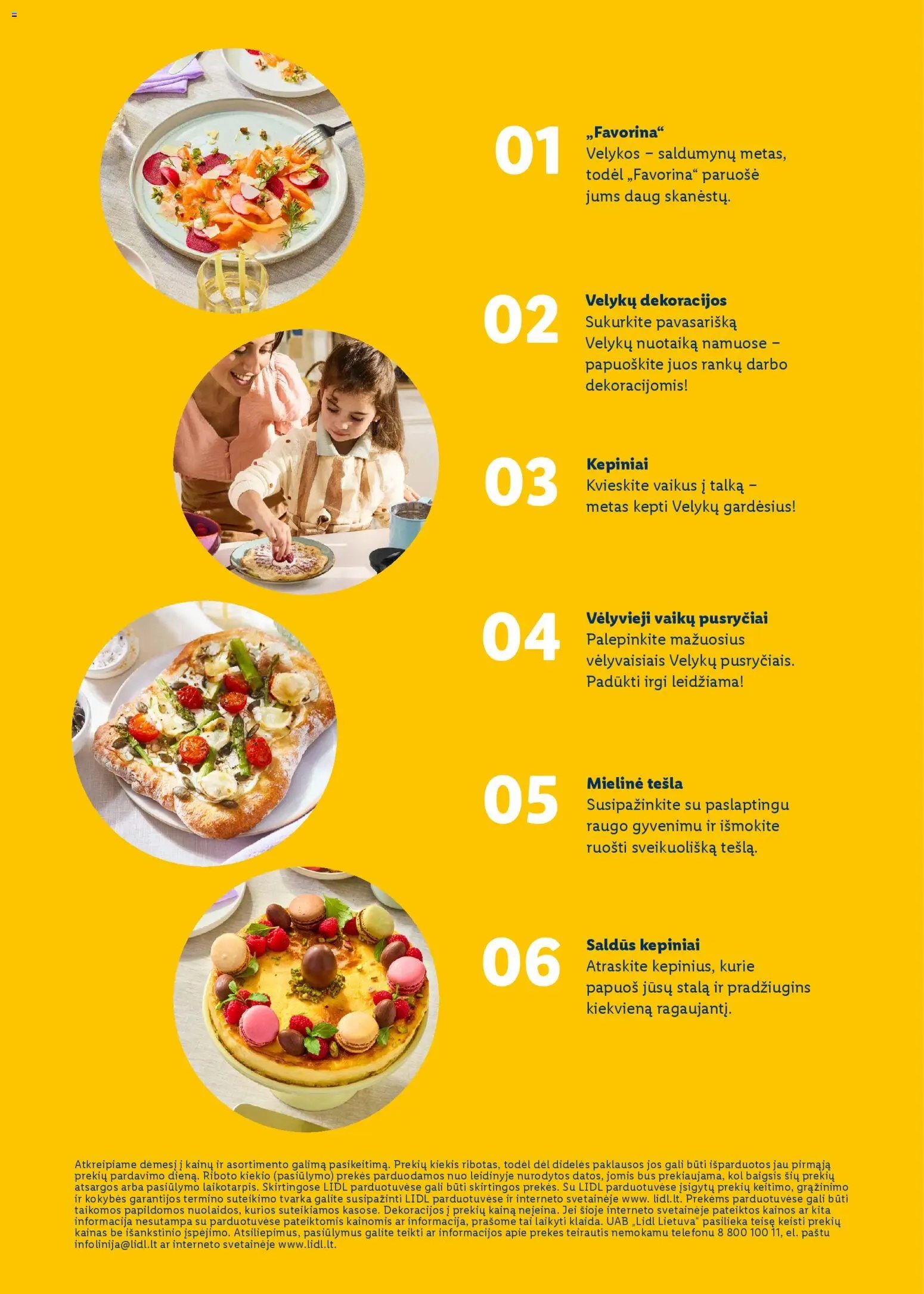 LIDL leidinys - Velykų katalogas