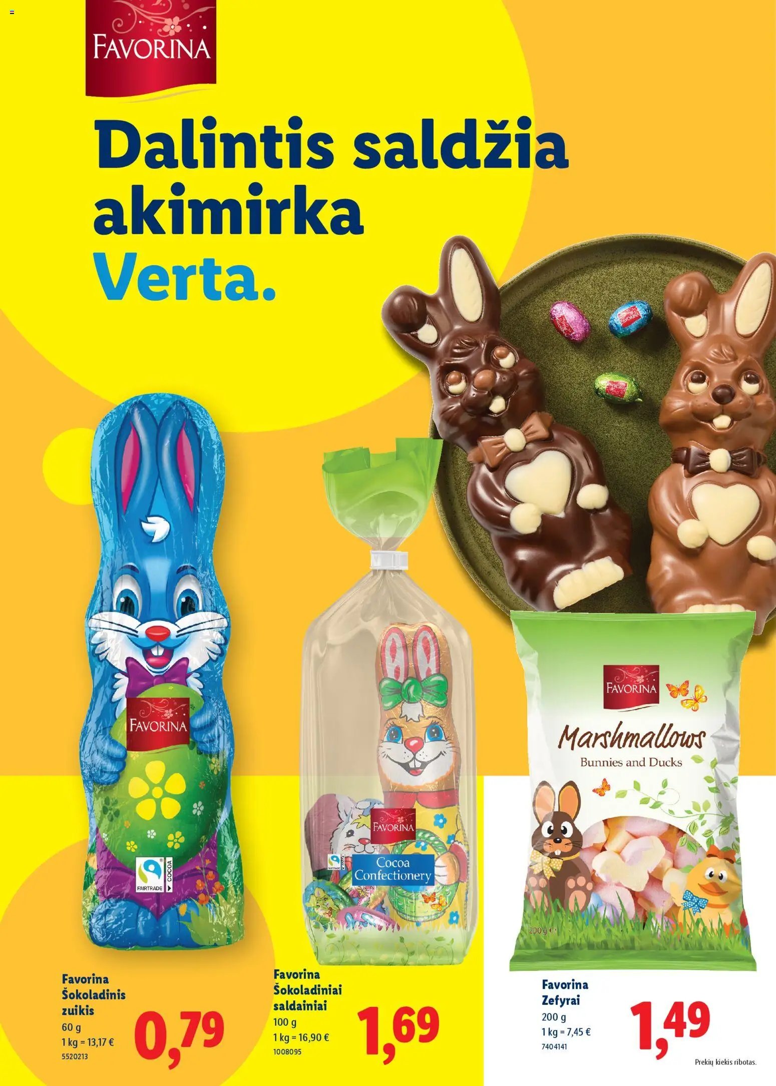 LIDL leidinys - Velykų katalogas