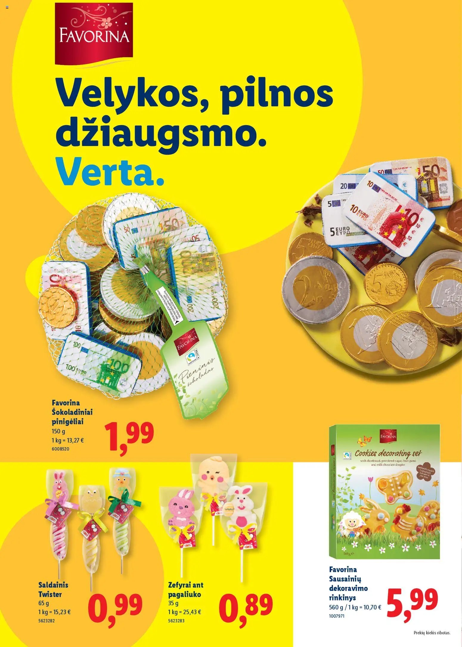 LIDL leidinys - Velykų katalogas