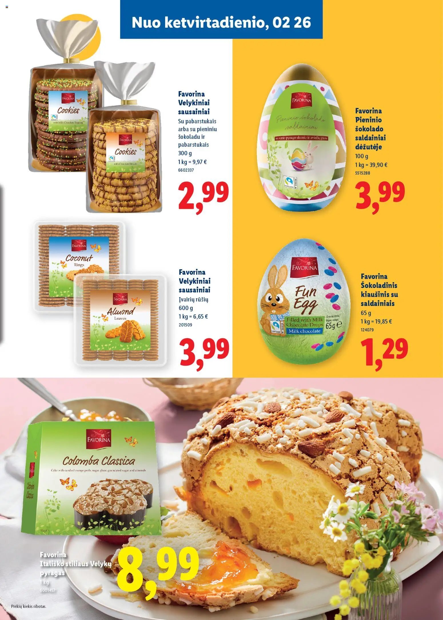 LIDL leidinys - Velykų katalogas