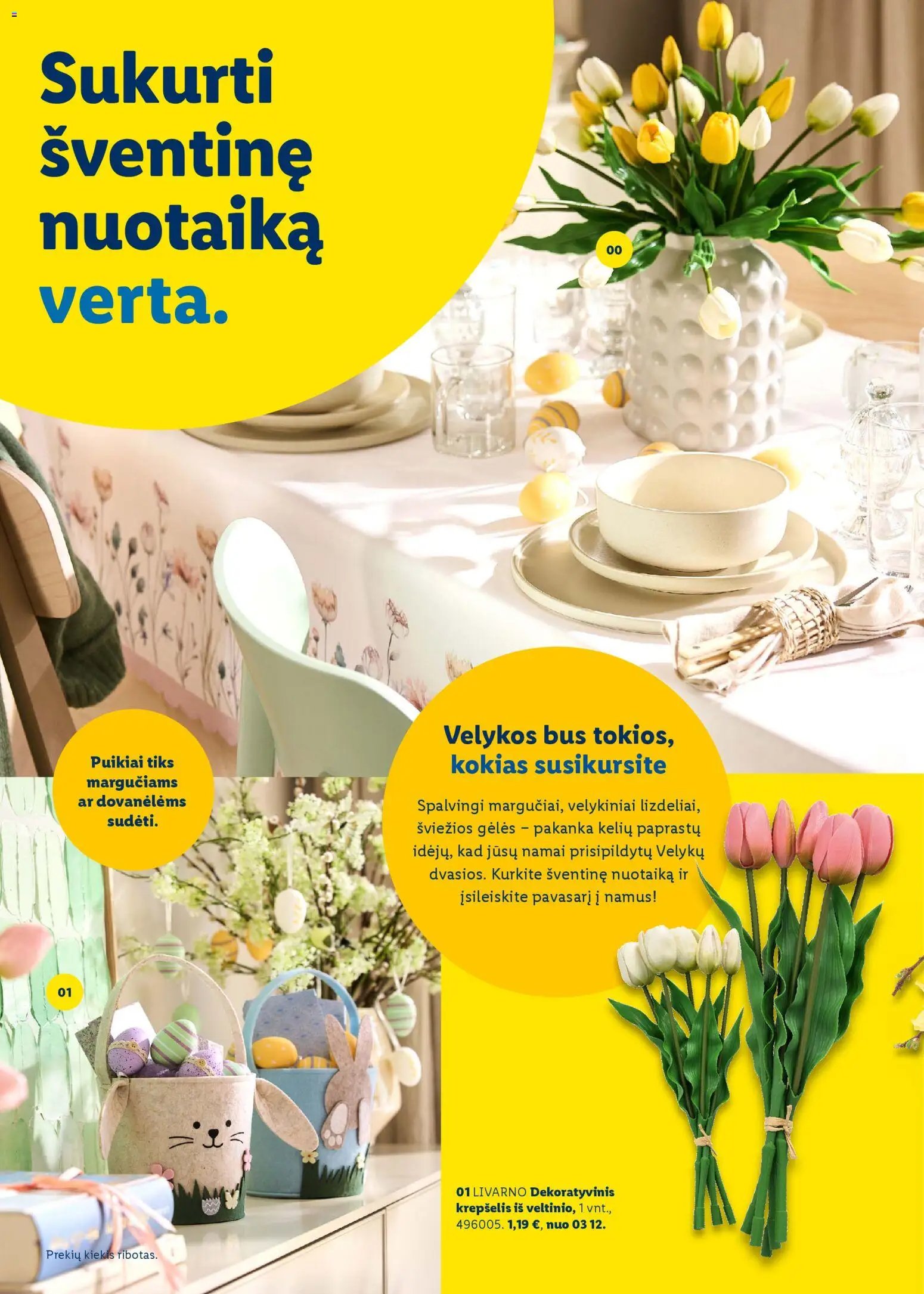 LIDL leidinys - Velykų katalogas