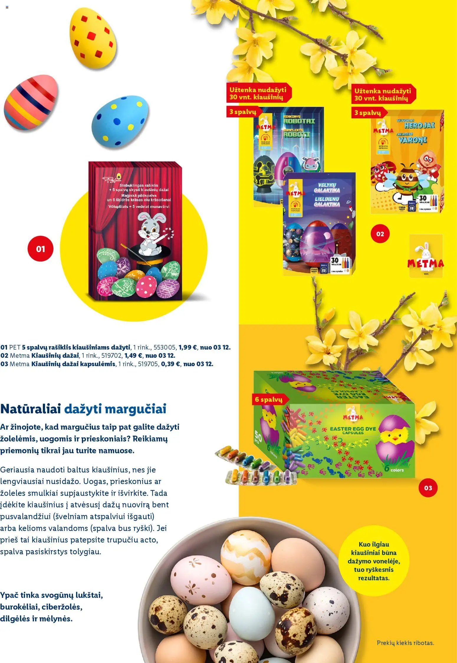 LIDL leidinys - Velykų katalogas