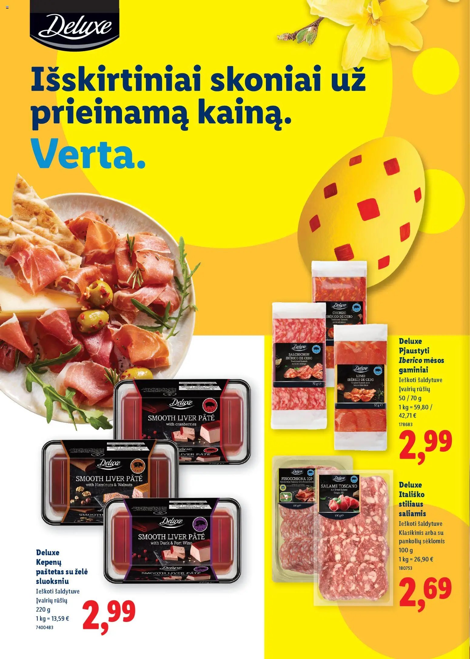 LIDL leidinys - Velykų katalogas