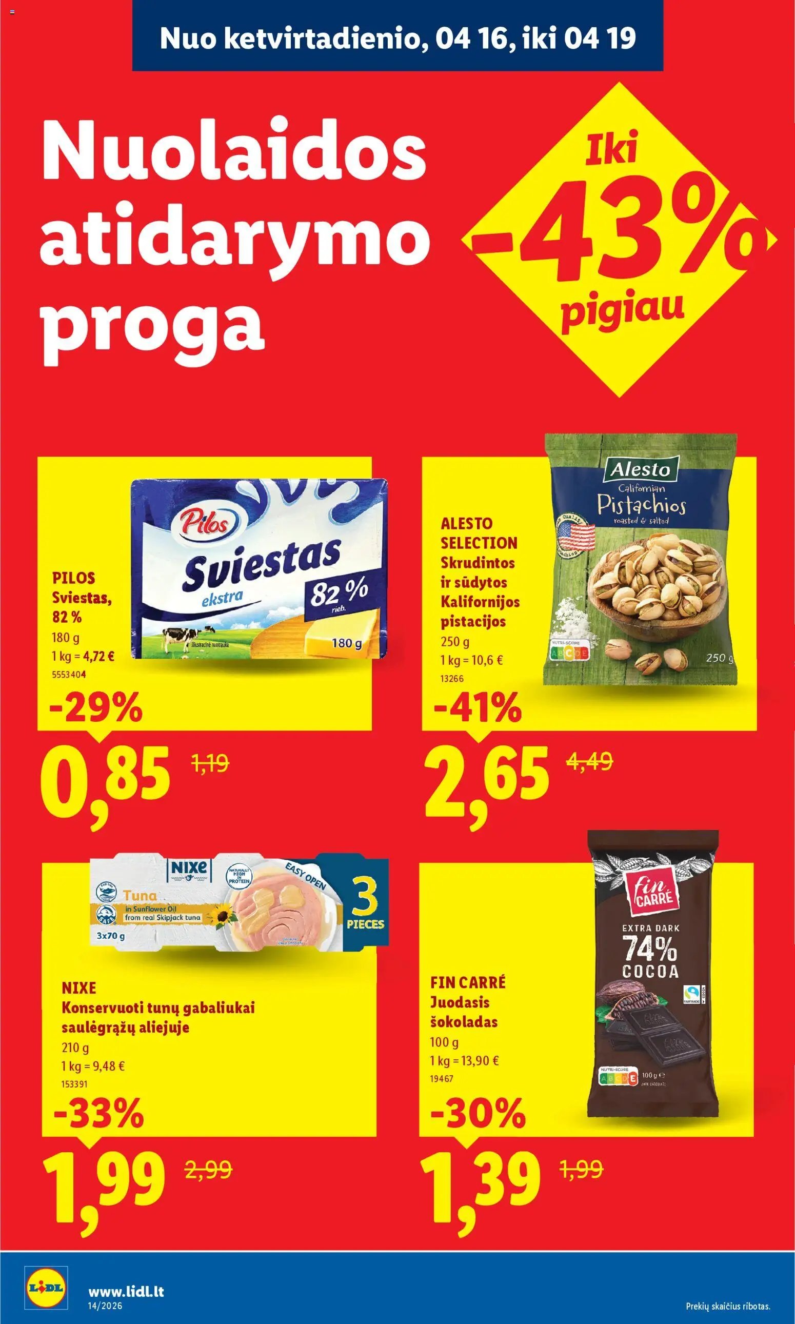 LIDL leidinys - Nauja parduotuvė Garliavoje