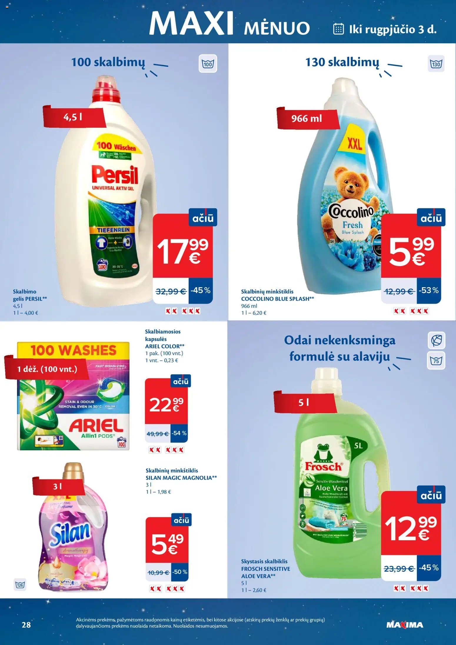 MAXIMA leidinys - Maxi mėnuo
