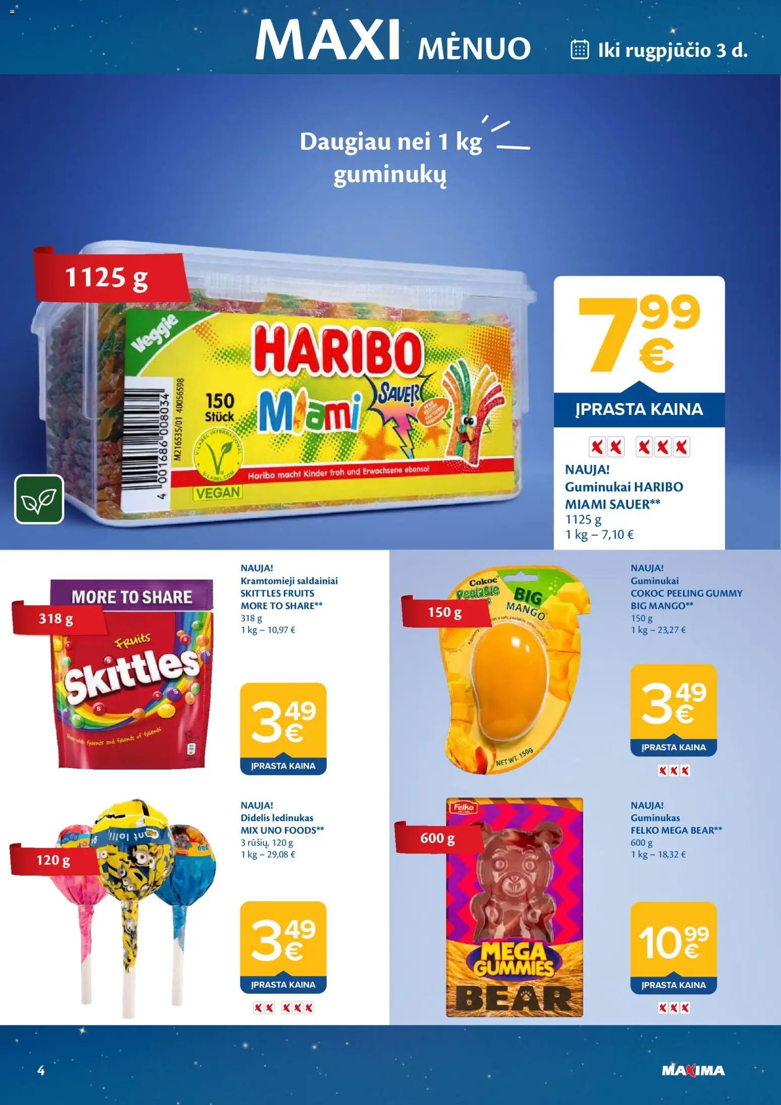 MAXIMA leidinys - Maxi mėnuo