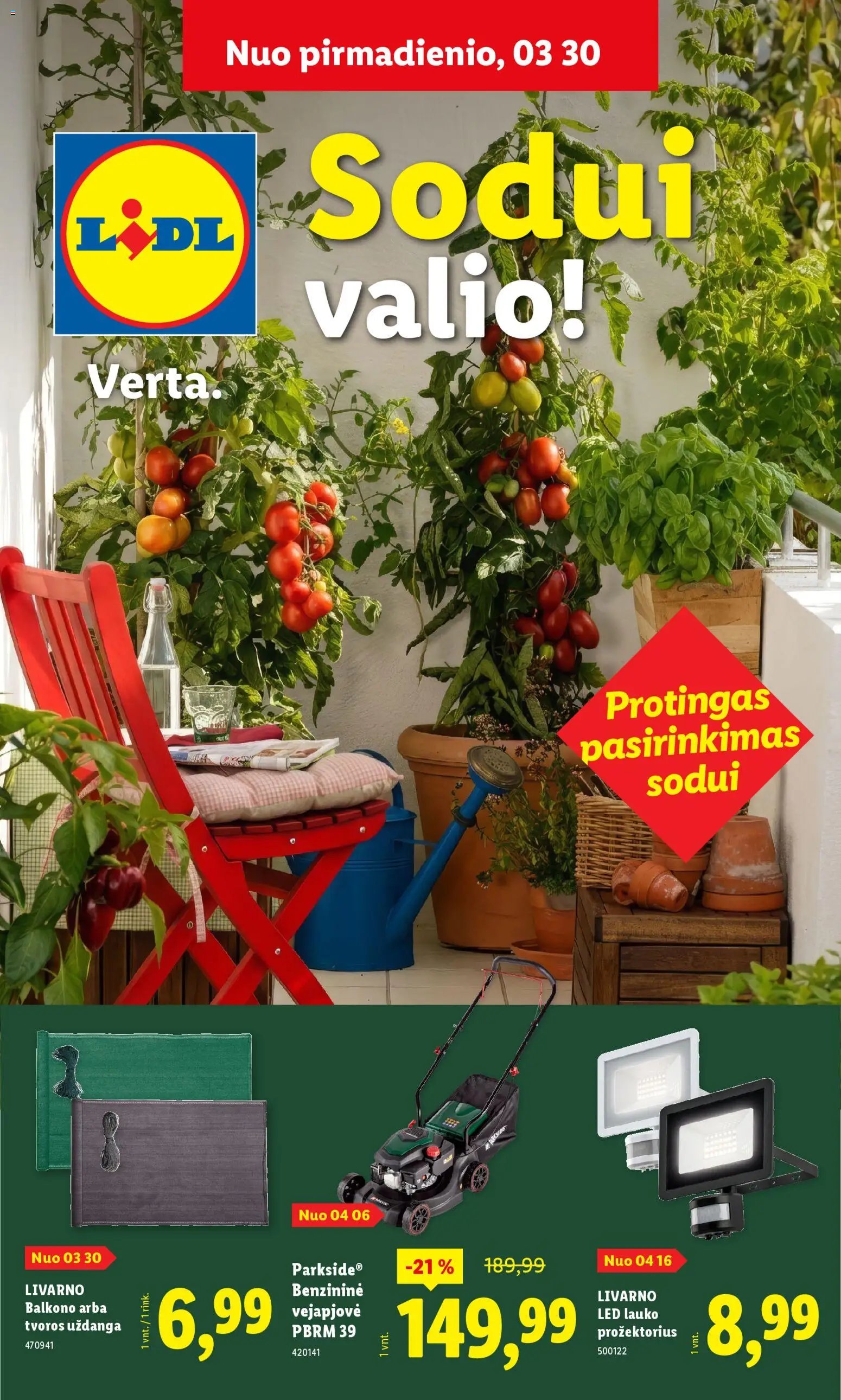 LIDL leidinys - Sodui valio