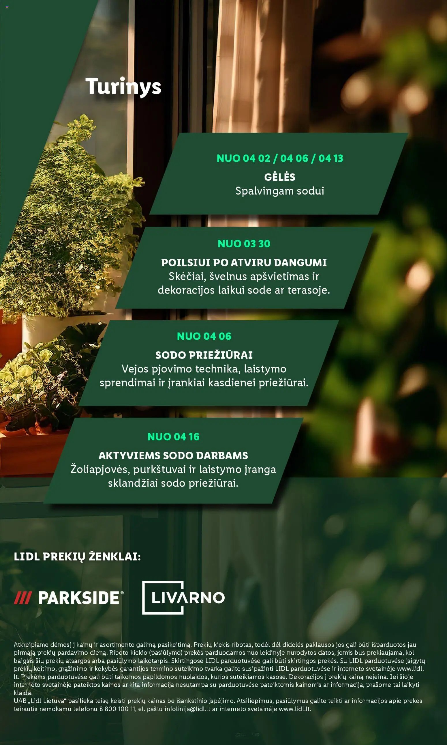 LIDL leidinys - Sodui valio