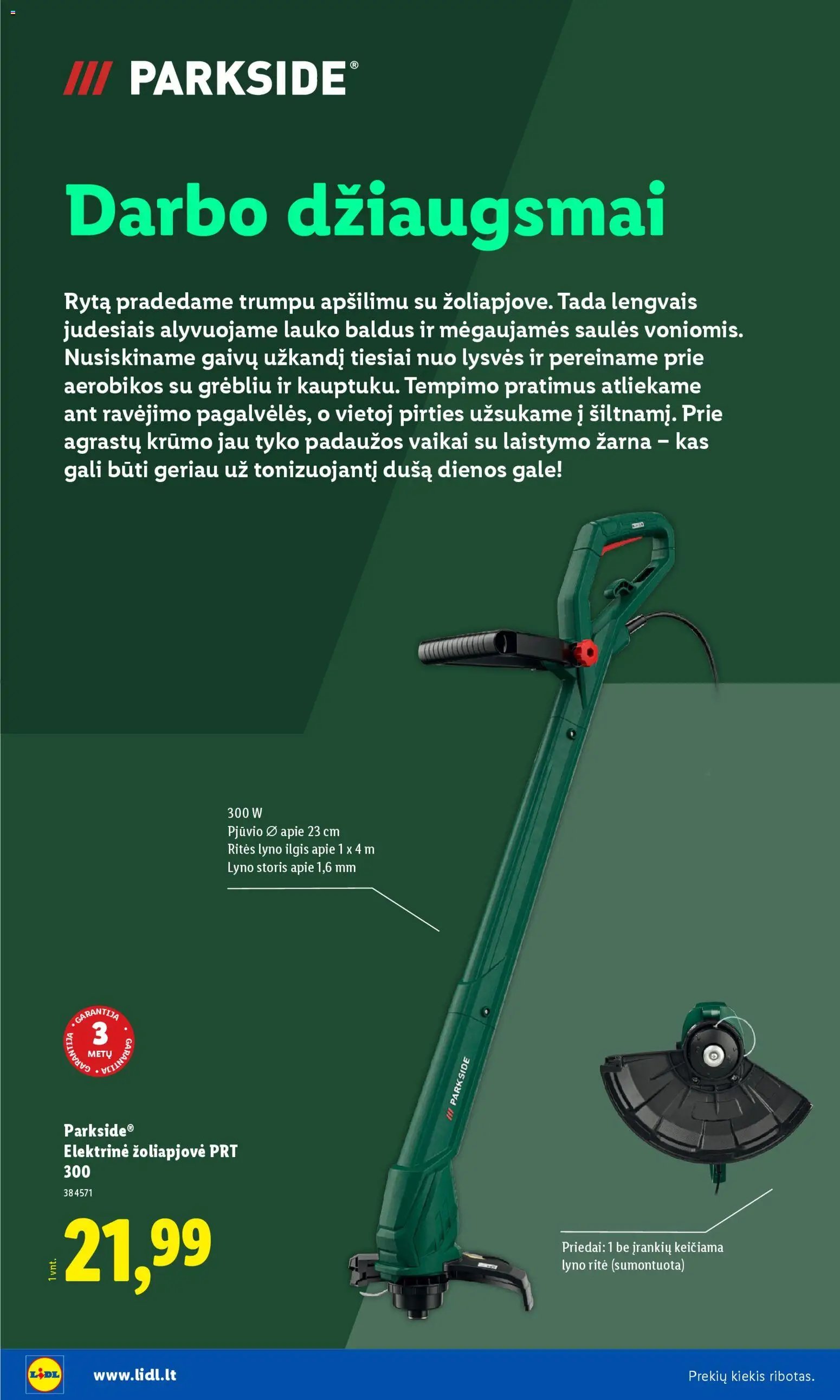 LIDL leidinys - Sodui valio