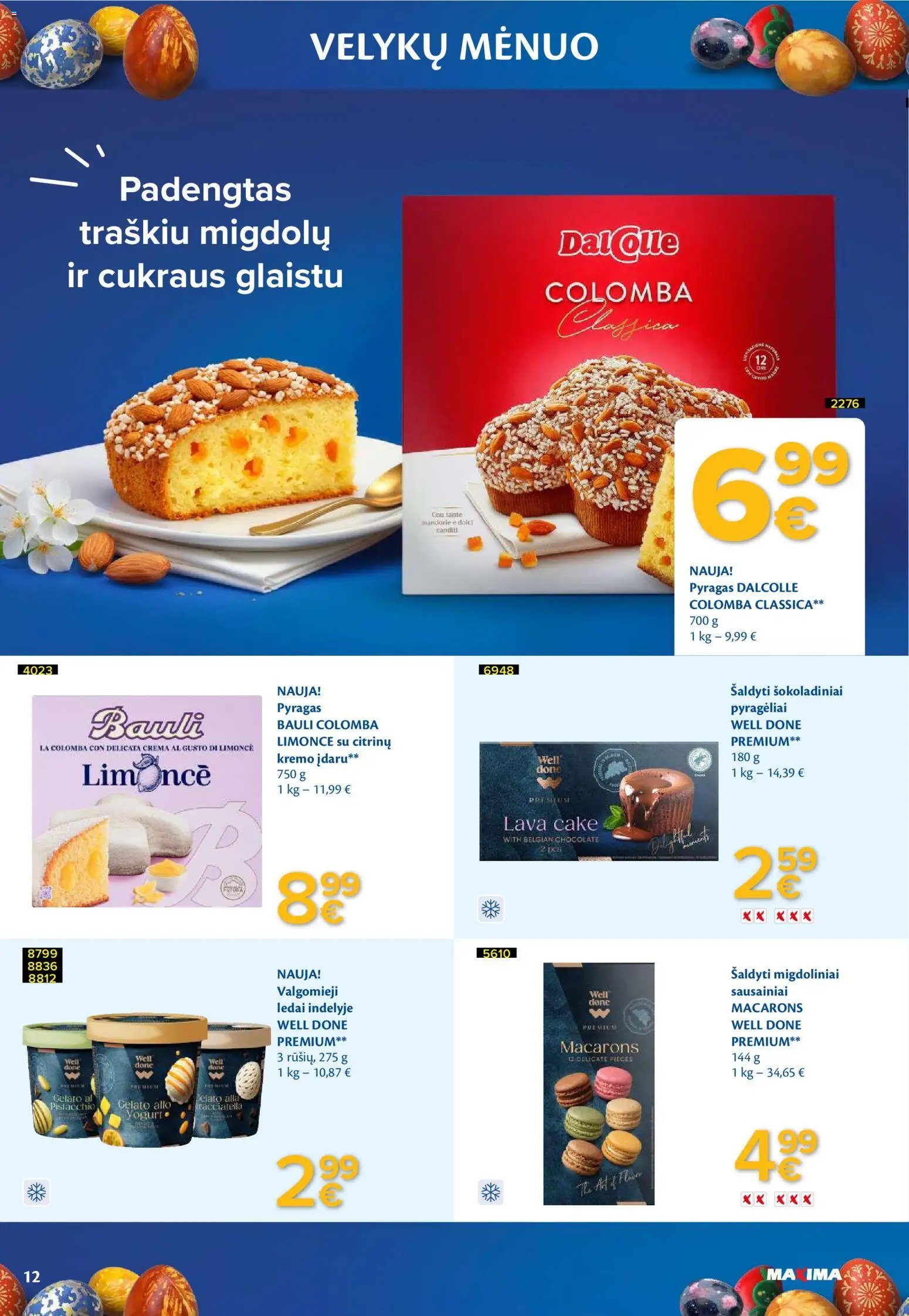 MAXIMA leidinys - Velykų menuo