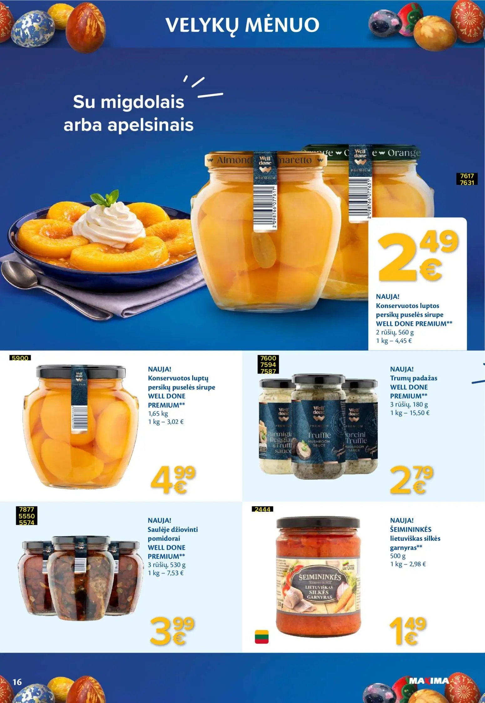 MAXIMA leidinys - Velykų menuo