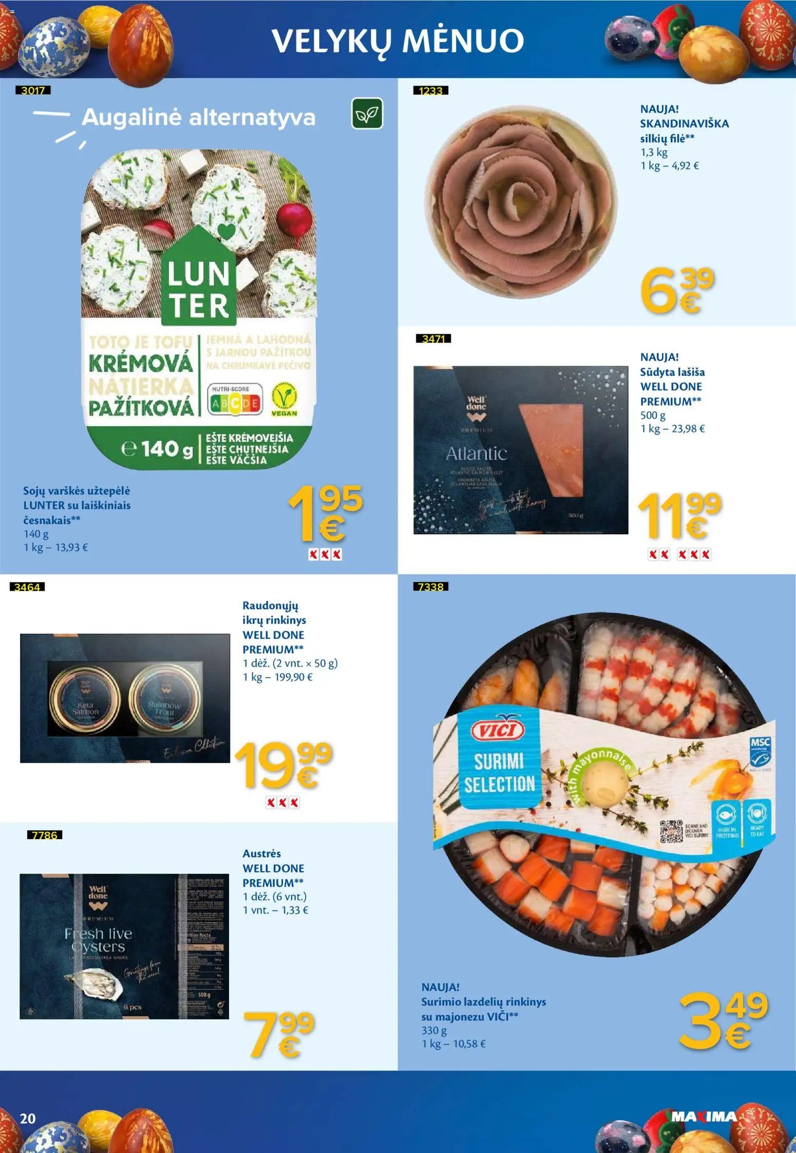 MAXIMA leidinys - Velykų menuo