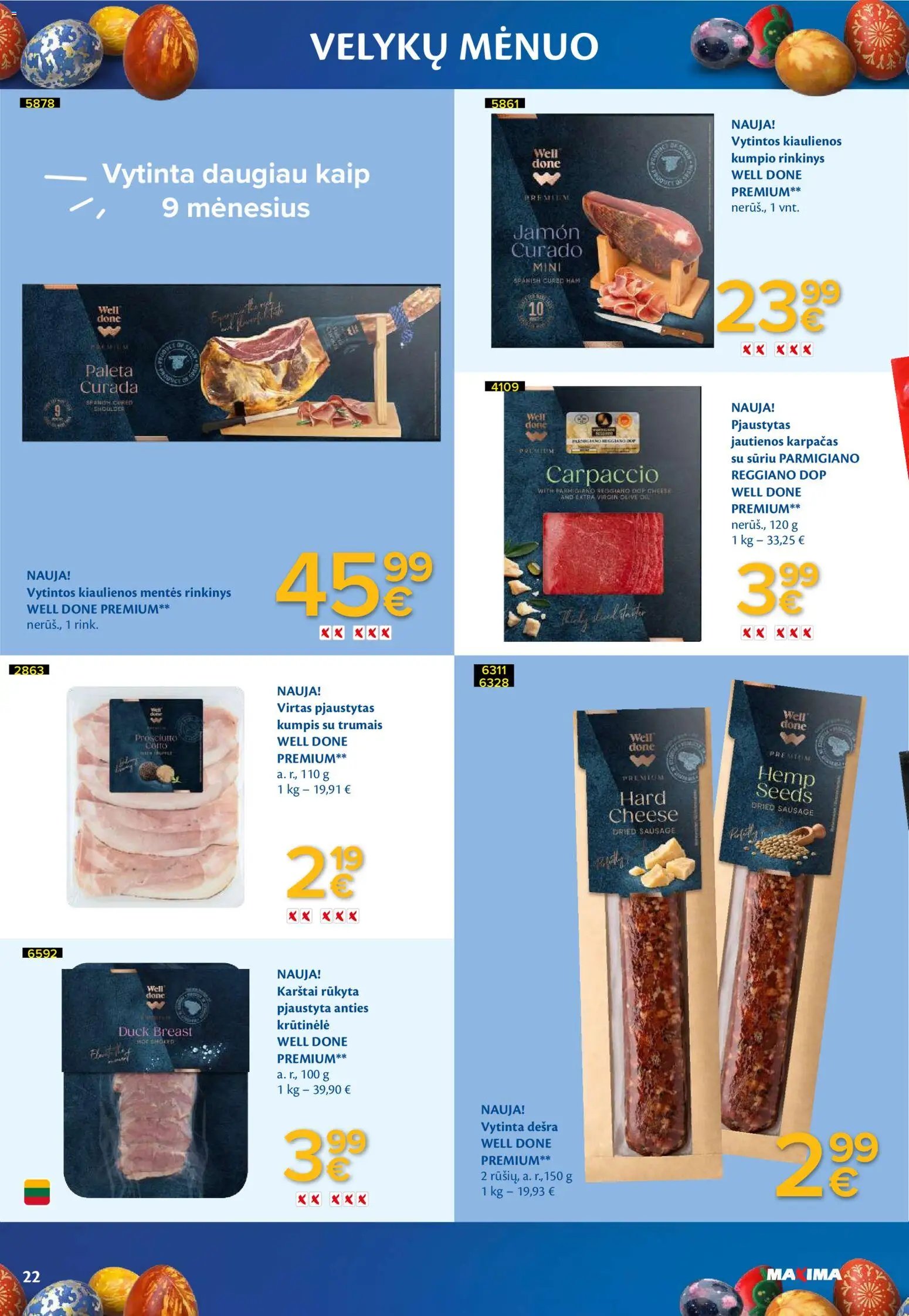 MAXIMA leidinys - Velykų menuo