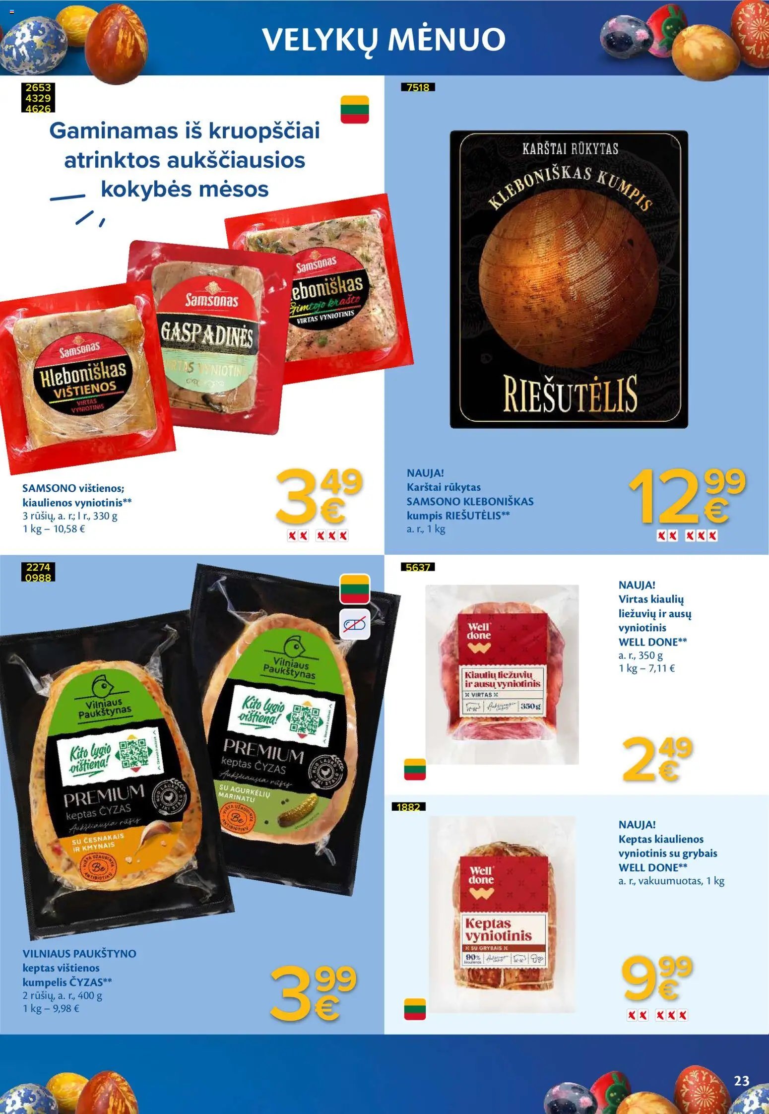 MAXIMA leidinys - Velykų menuo