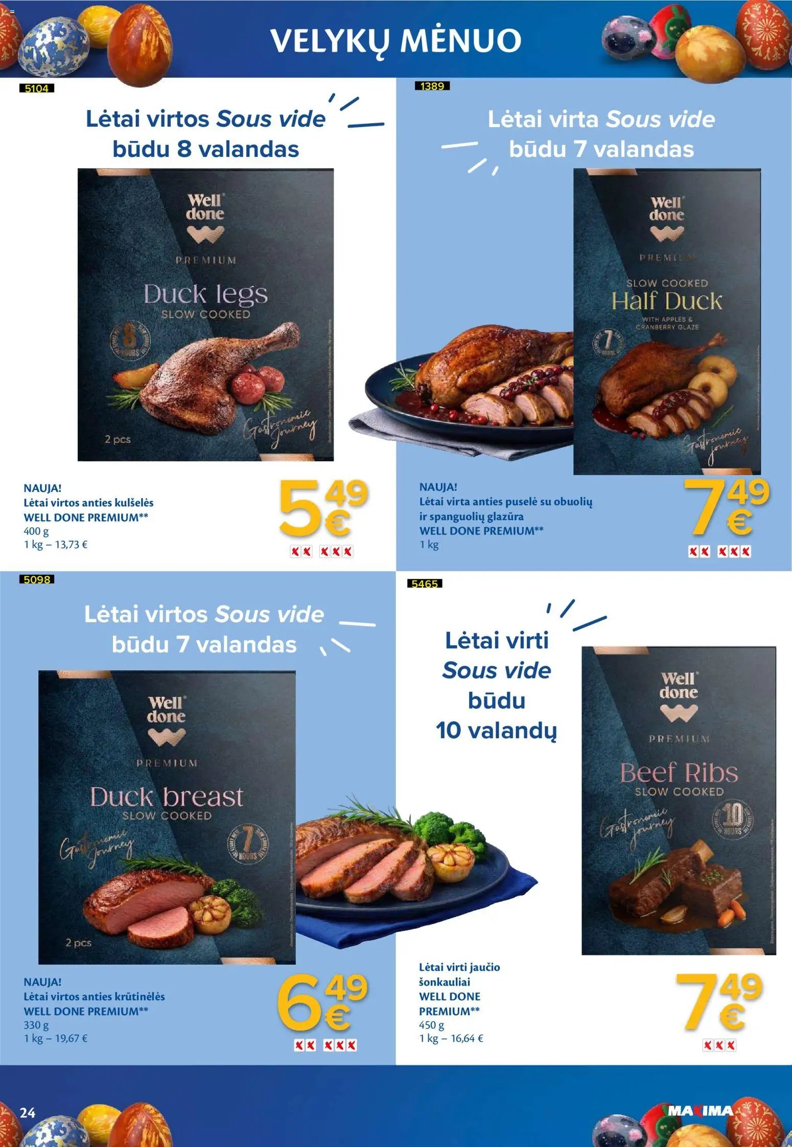 MAXIMA leidinys - Velykų menuo