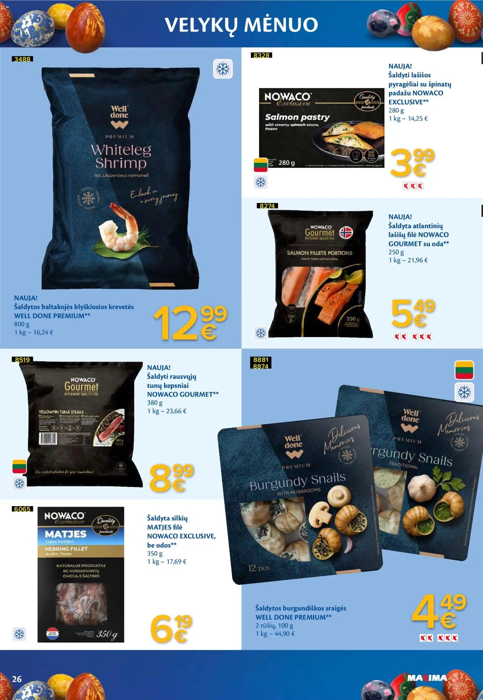 MAXIMA leidinys - Velykų menuo