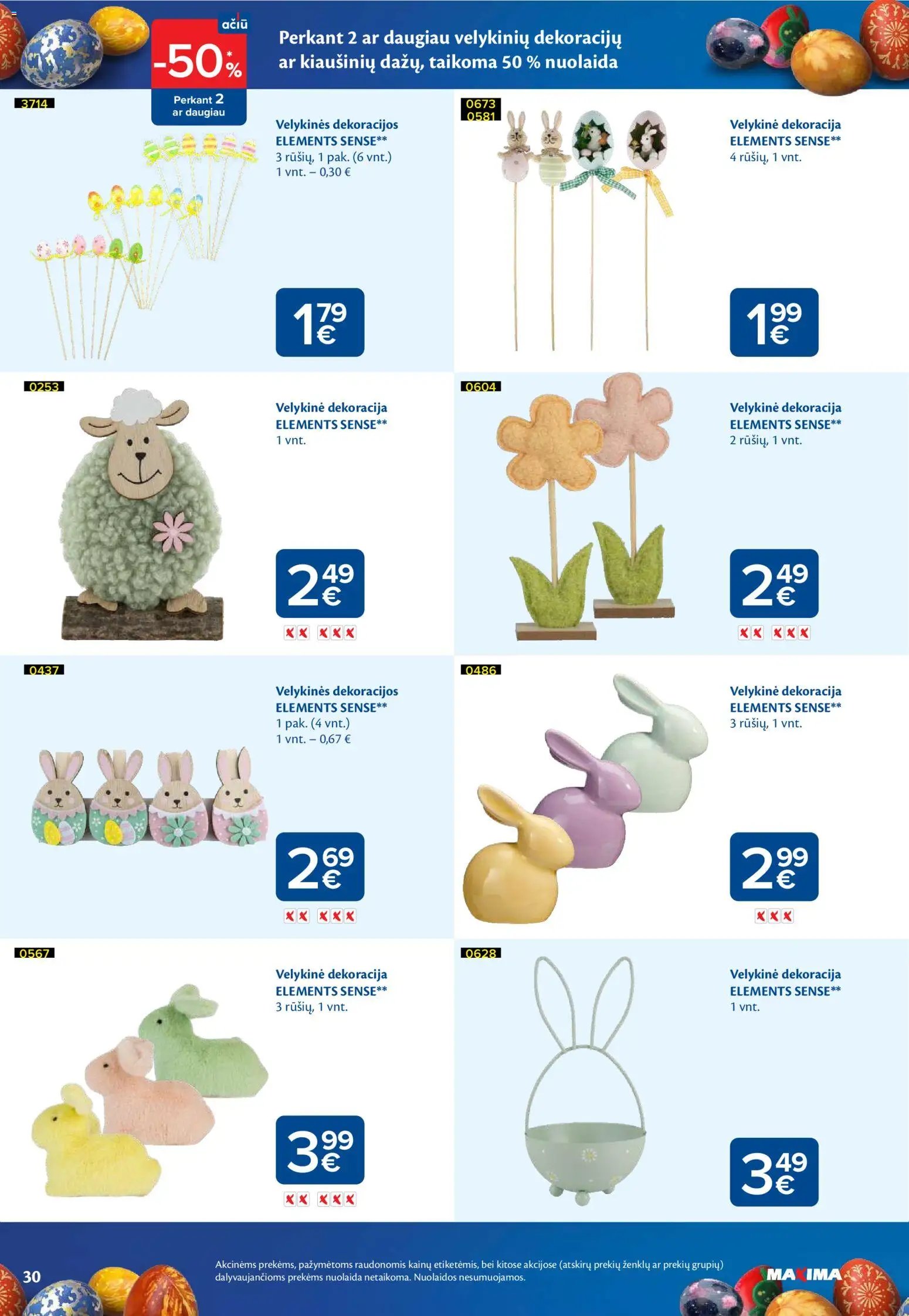 MAXIMA leidinys - Velykų menuo