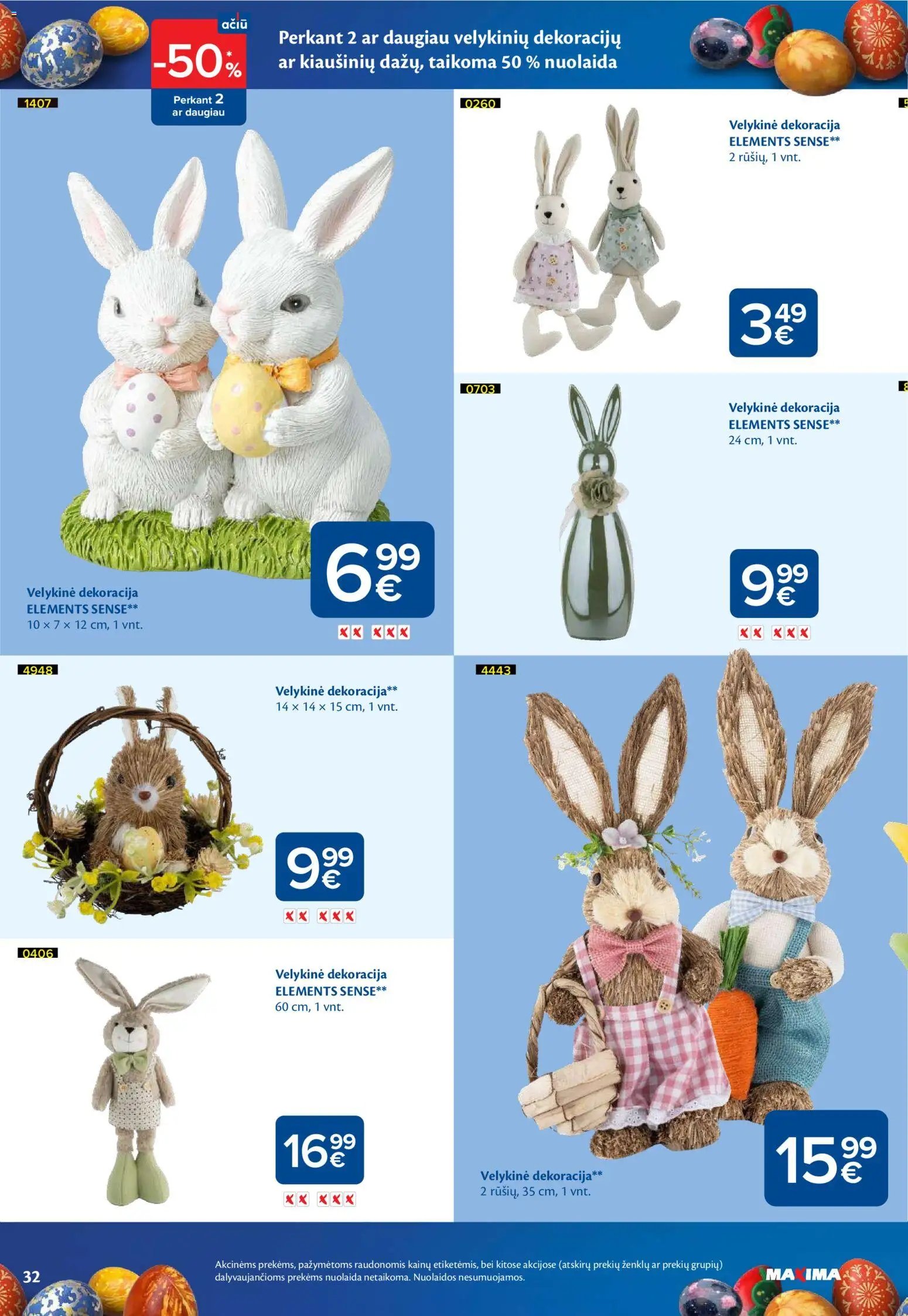 MAXIMA leidinys - Velykų menuo