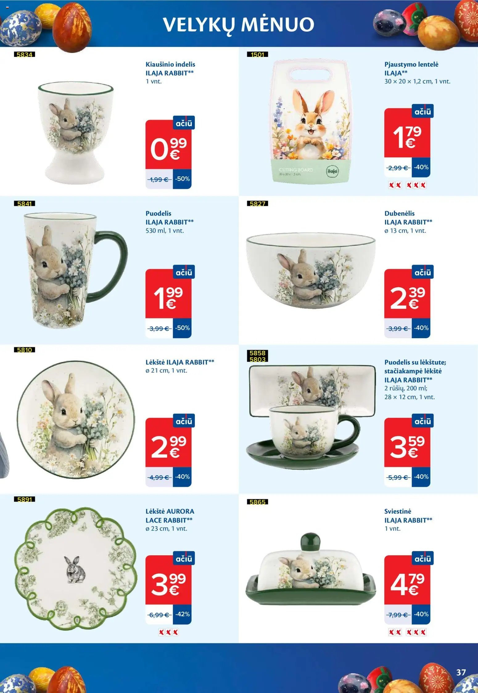 MAXIMA leidinys - Velykų menuo