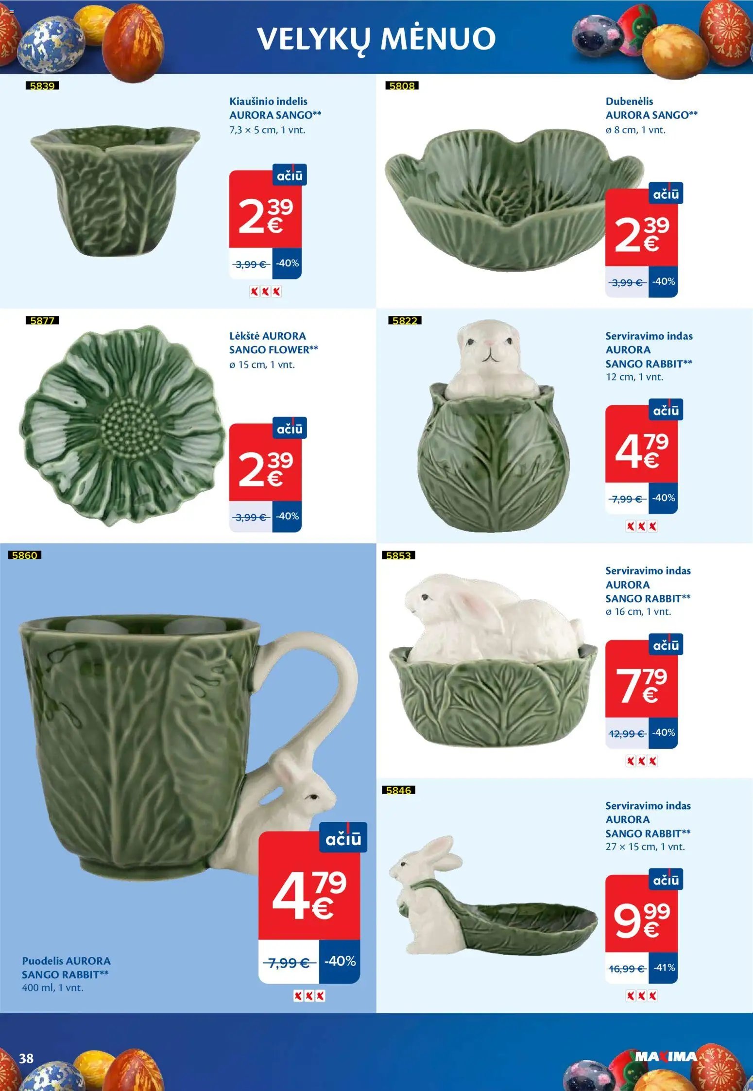 MAXIMA leidinys - Velykų menuo