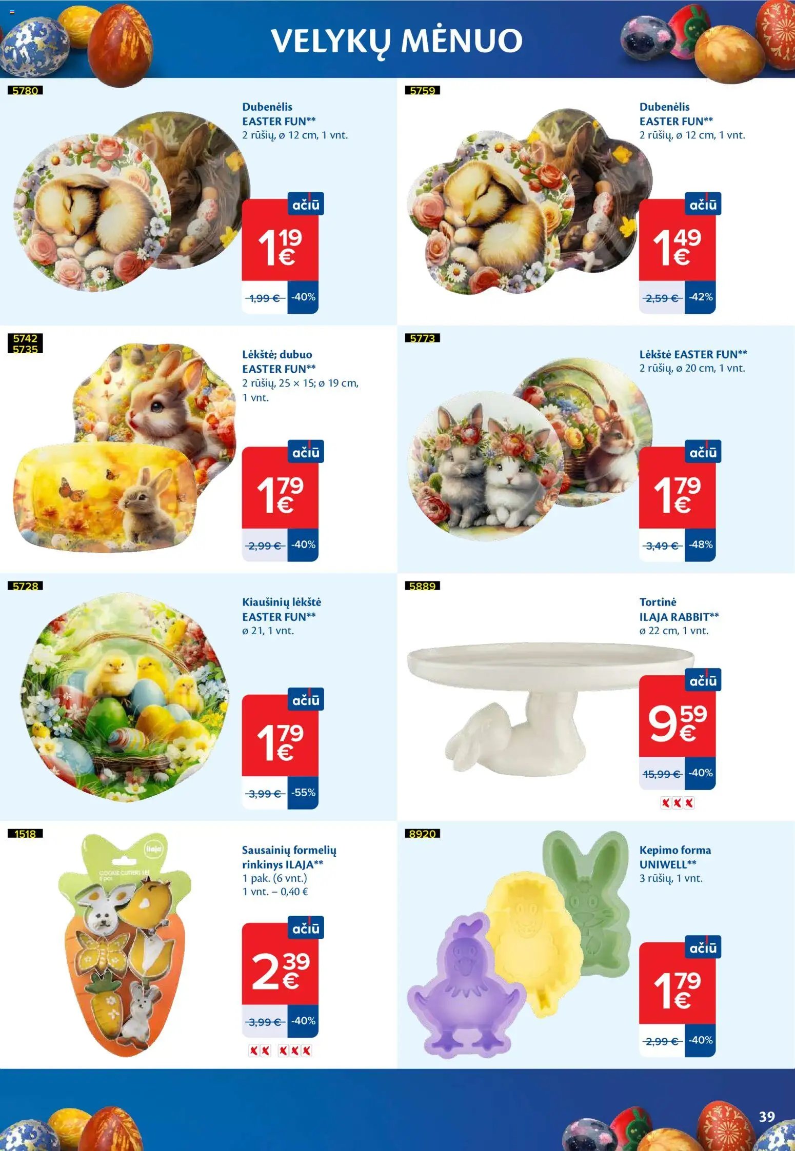 MAXIMA leidinys - Velykų menuo