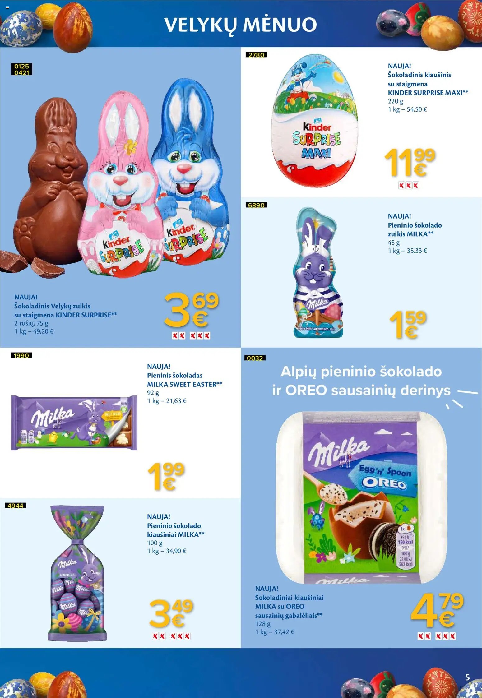 MAXIMA leidinys - Velykų menuo