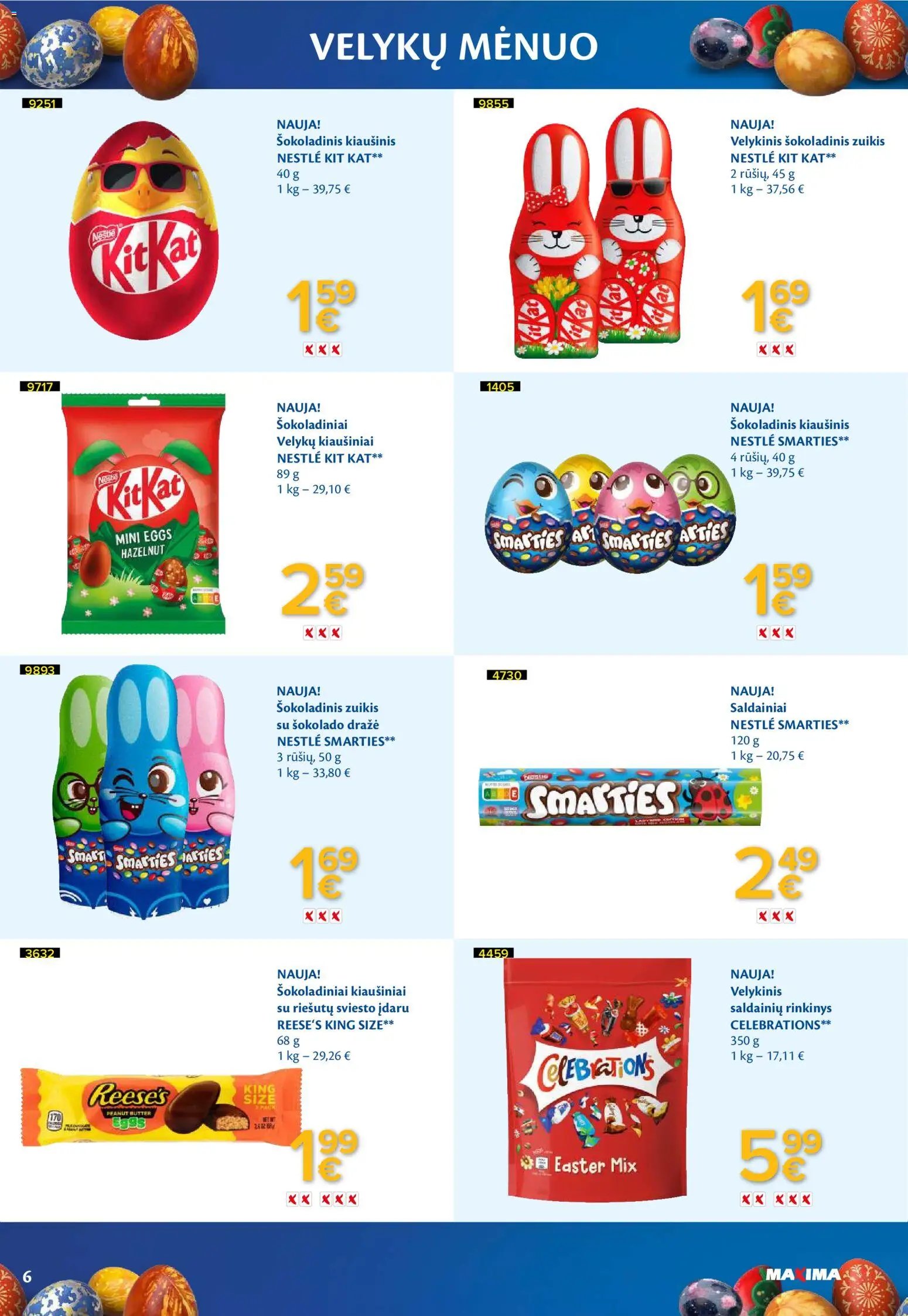 MAXIMA leidinys - Velykų menuo