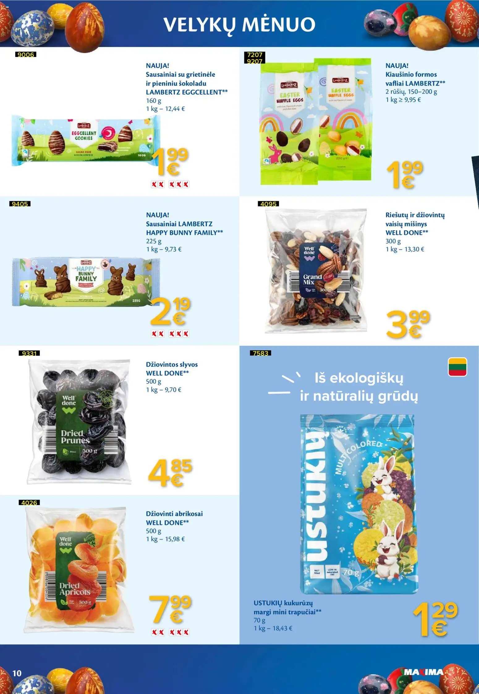 MAXIMA leidinys - Velykų menuo