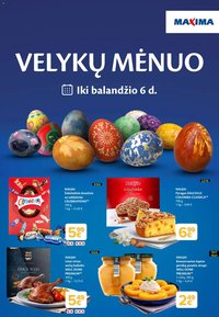 MAXIMA leidinys - Velykų menuo