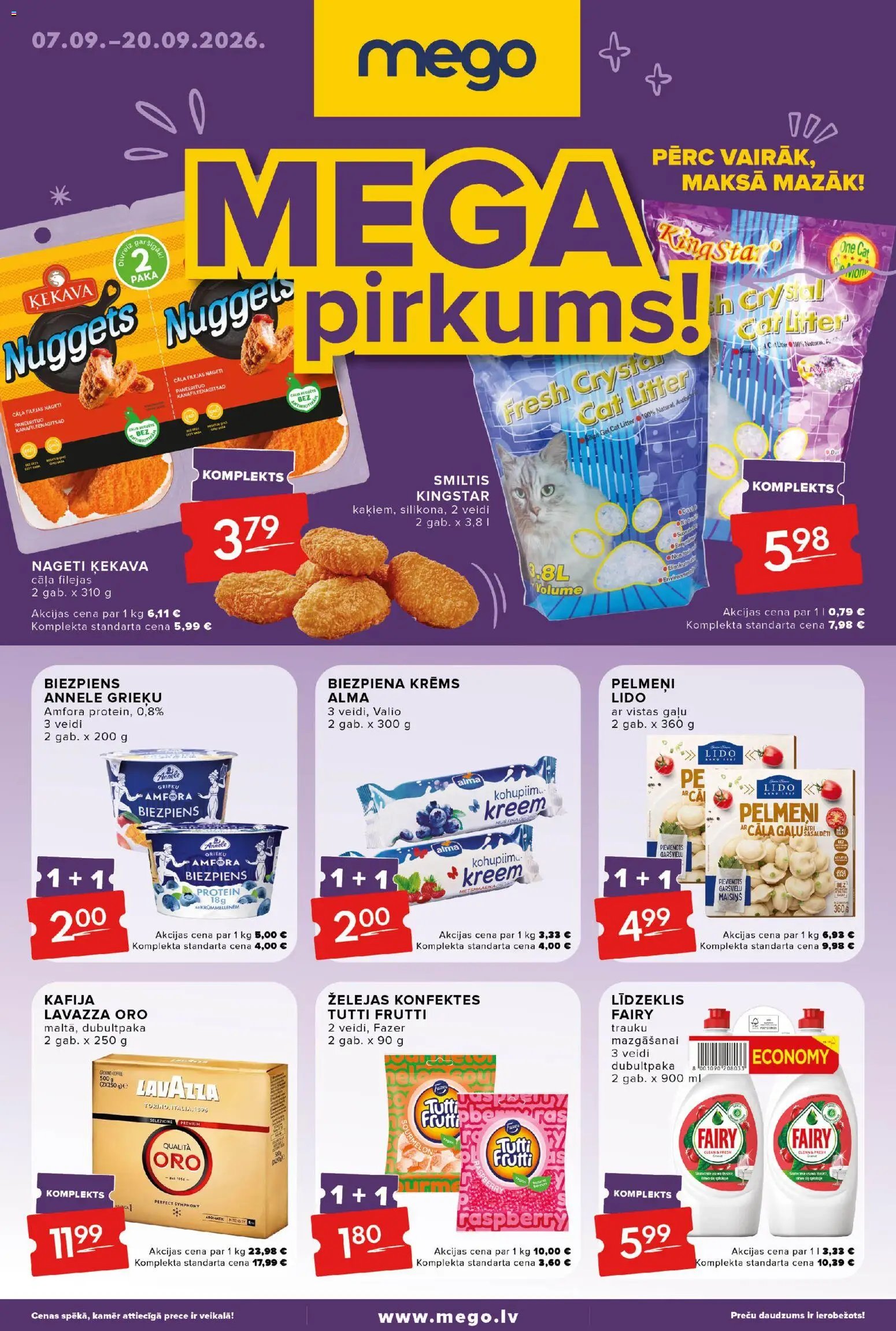 Mego Mega Pirkums