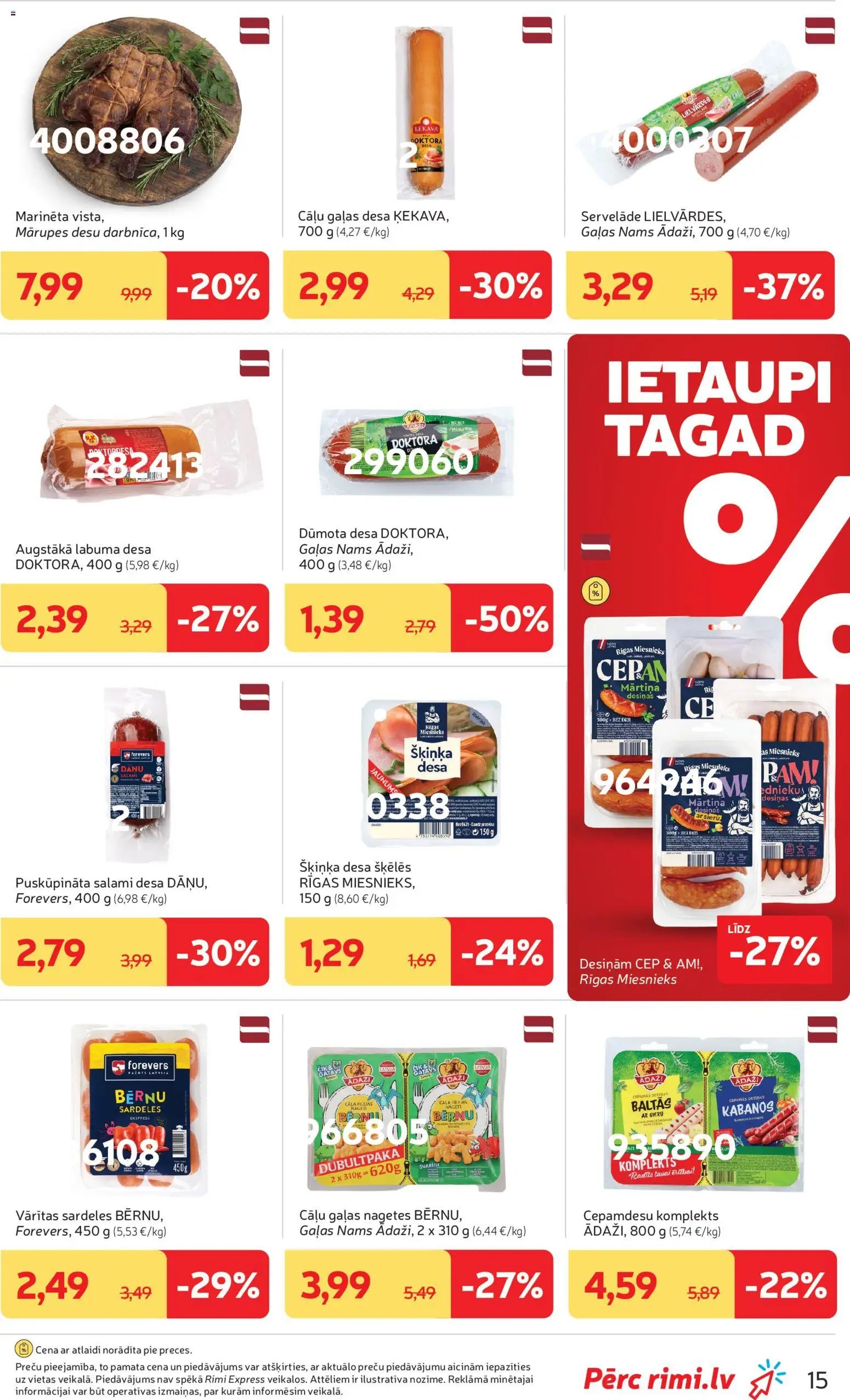 Rimi - Rimi Akciju Buklets