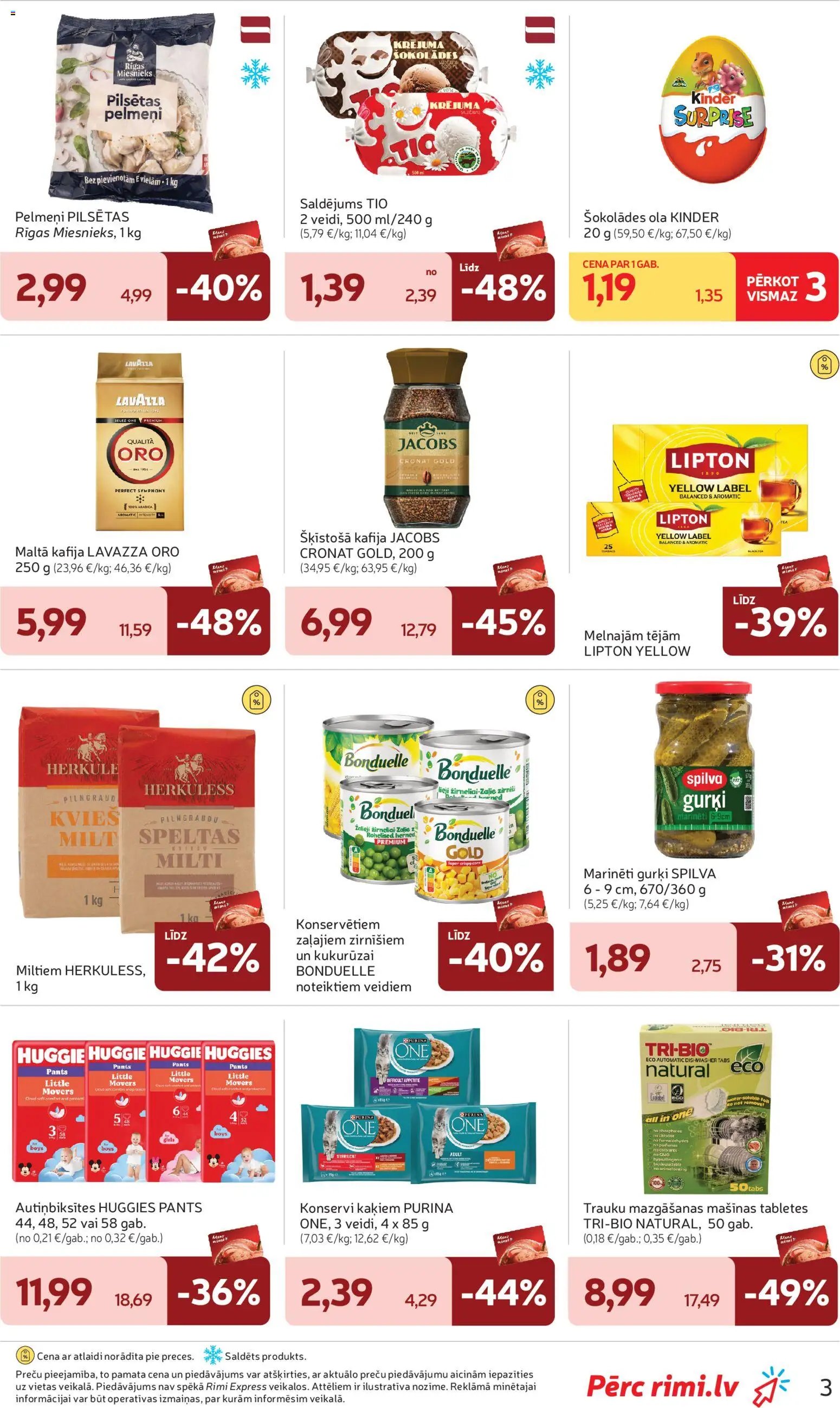 Rimi Mini Rimi akciju buklets