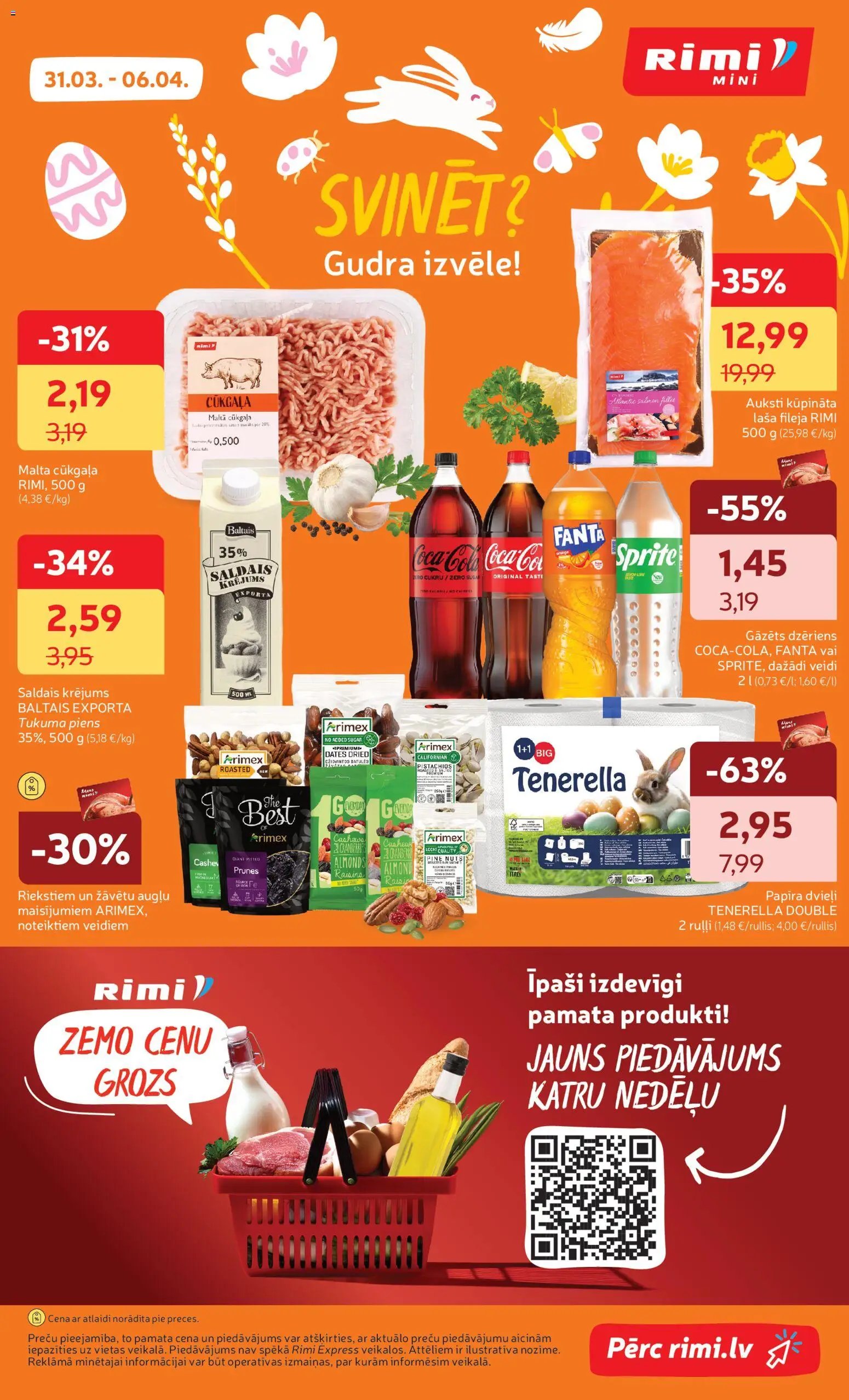 Rimi Mini Rimi akciju buklets