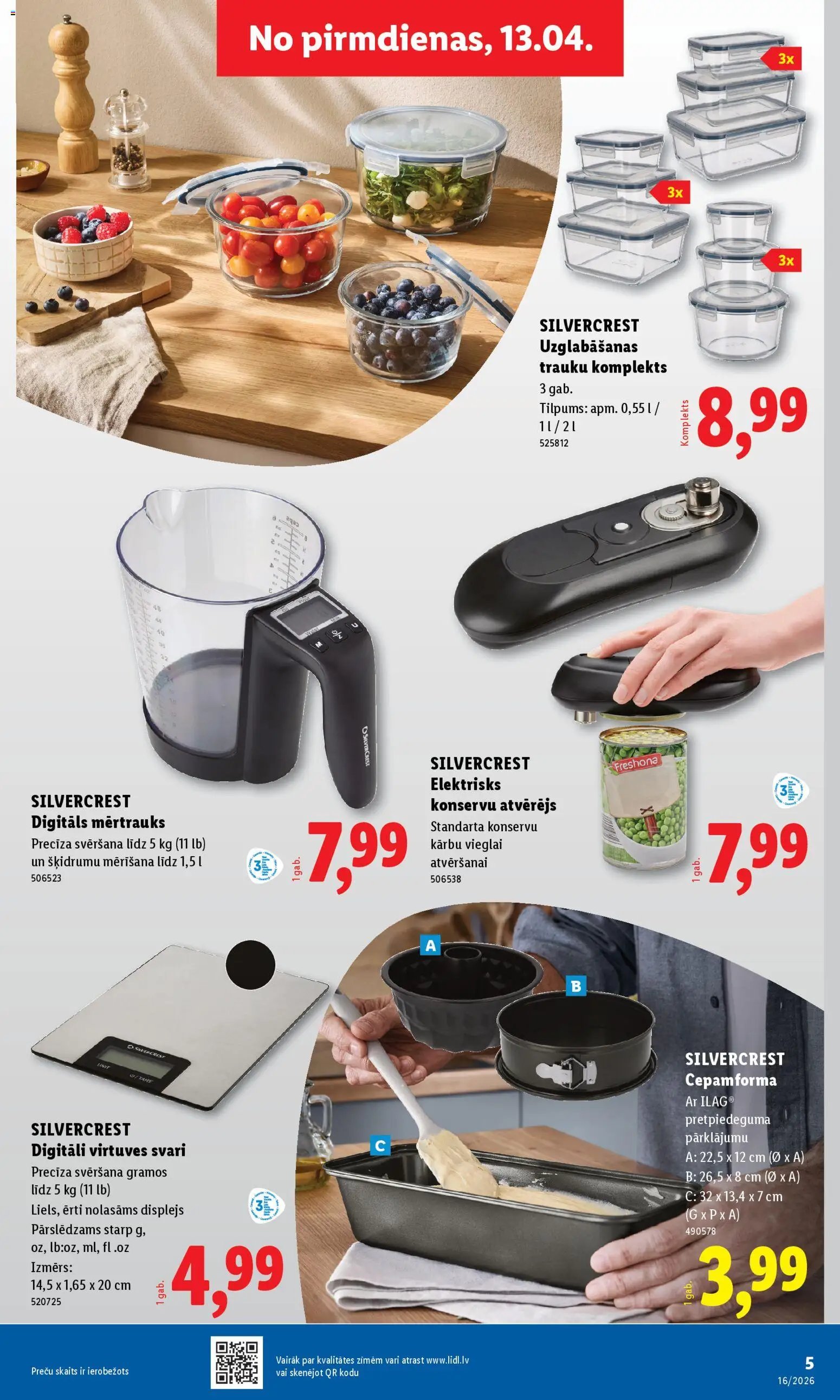 Lidl Nepārtikas preču piedāvājums