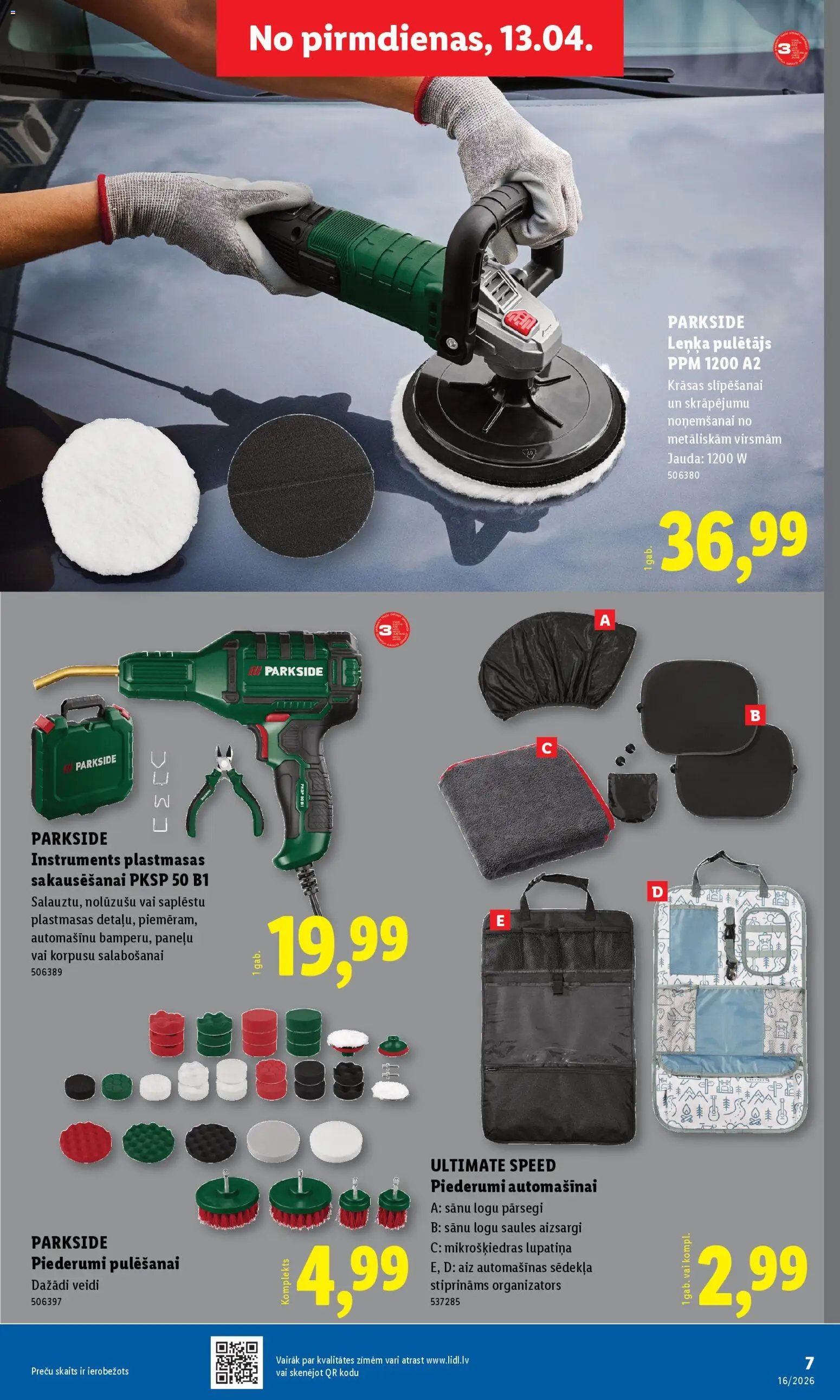 Lidl Nepārtikas preču piedāvājums