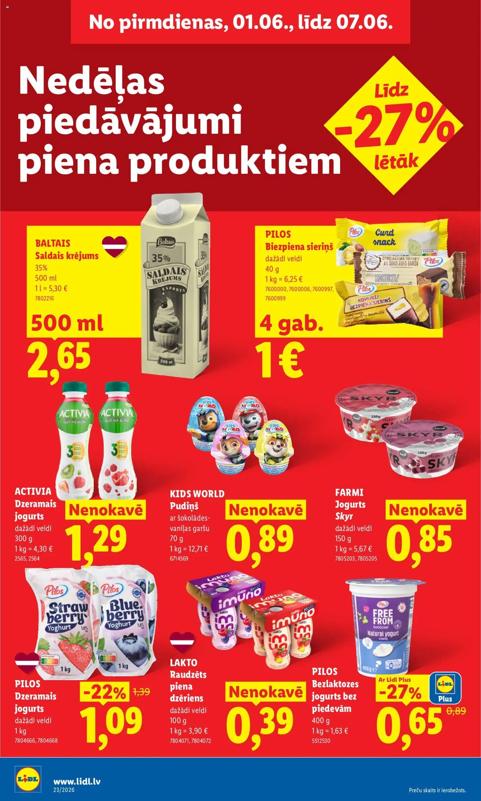 Lidl Akciju buklets