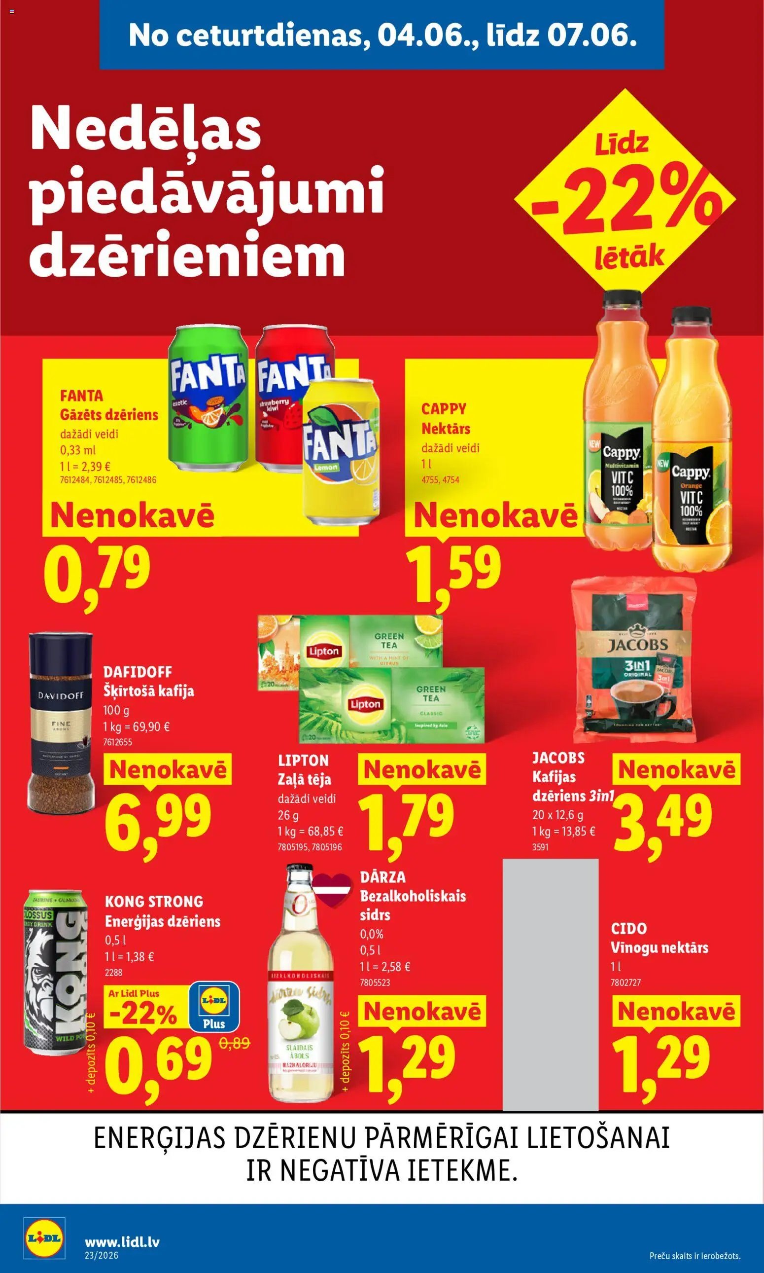 Lidl Akciju buklets