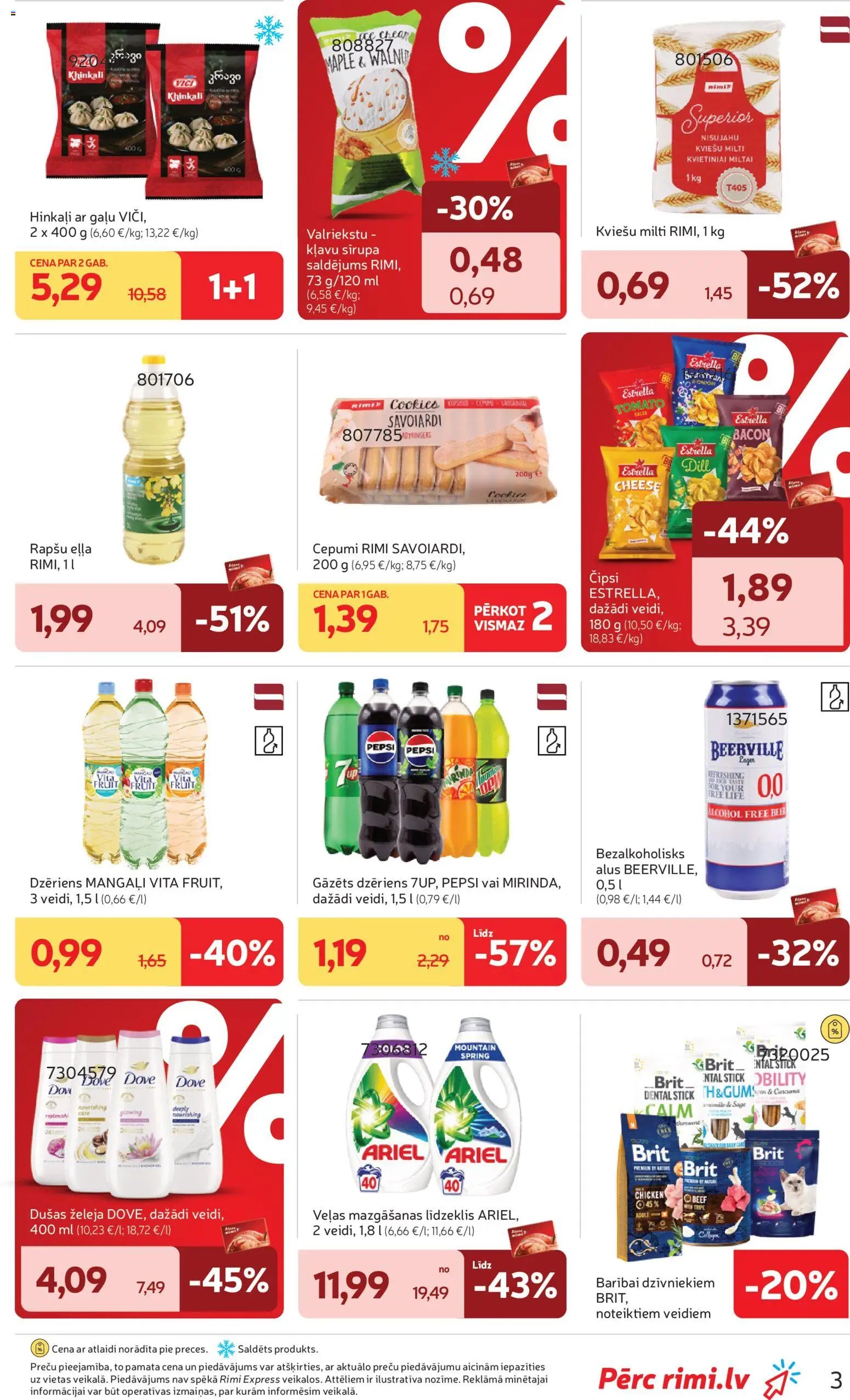 Rimi Mini Rimi akciju buklets