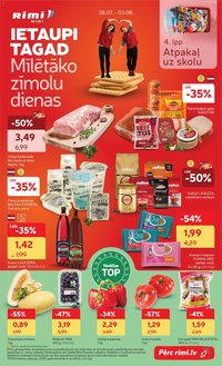 Rimi Mini Rimi akciju buklets