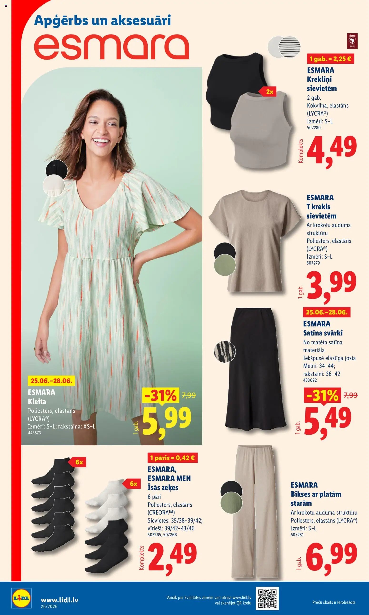 Lidl Nepārtikas preču piedāvājums
