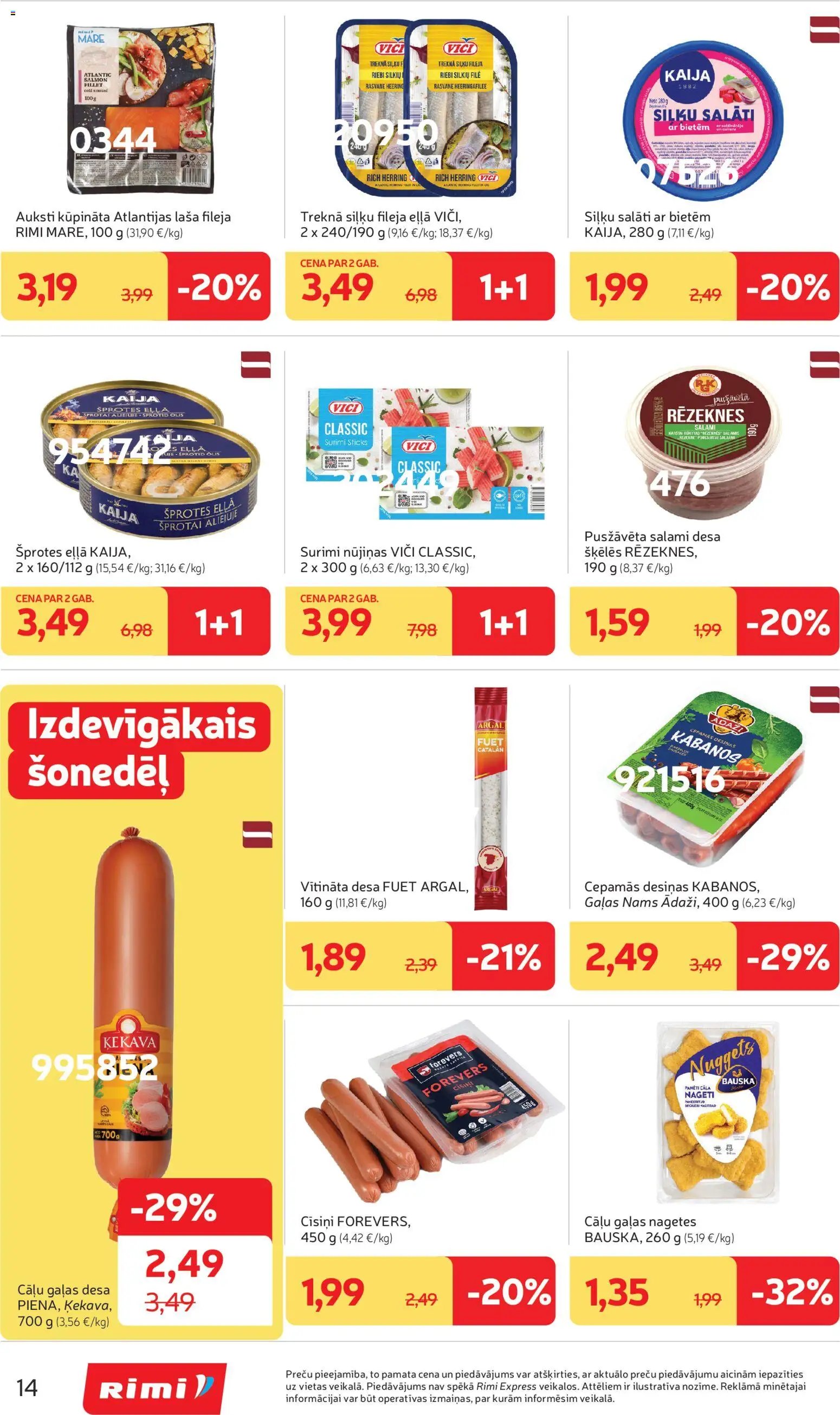 Rimi Akciju buklets