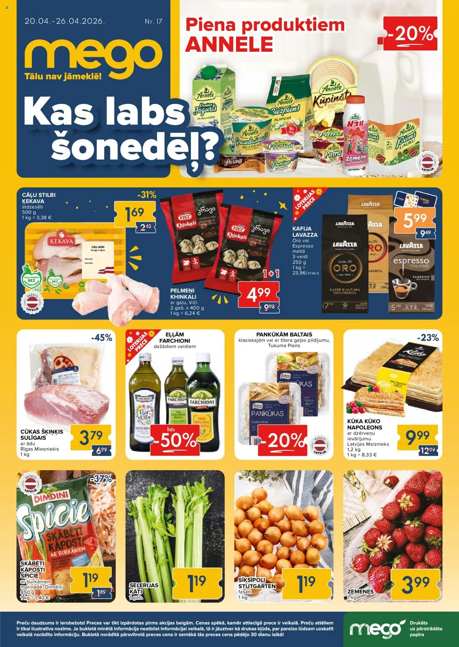 Mego Akciju buklets