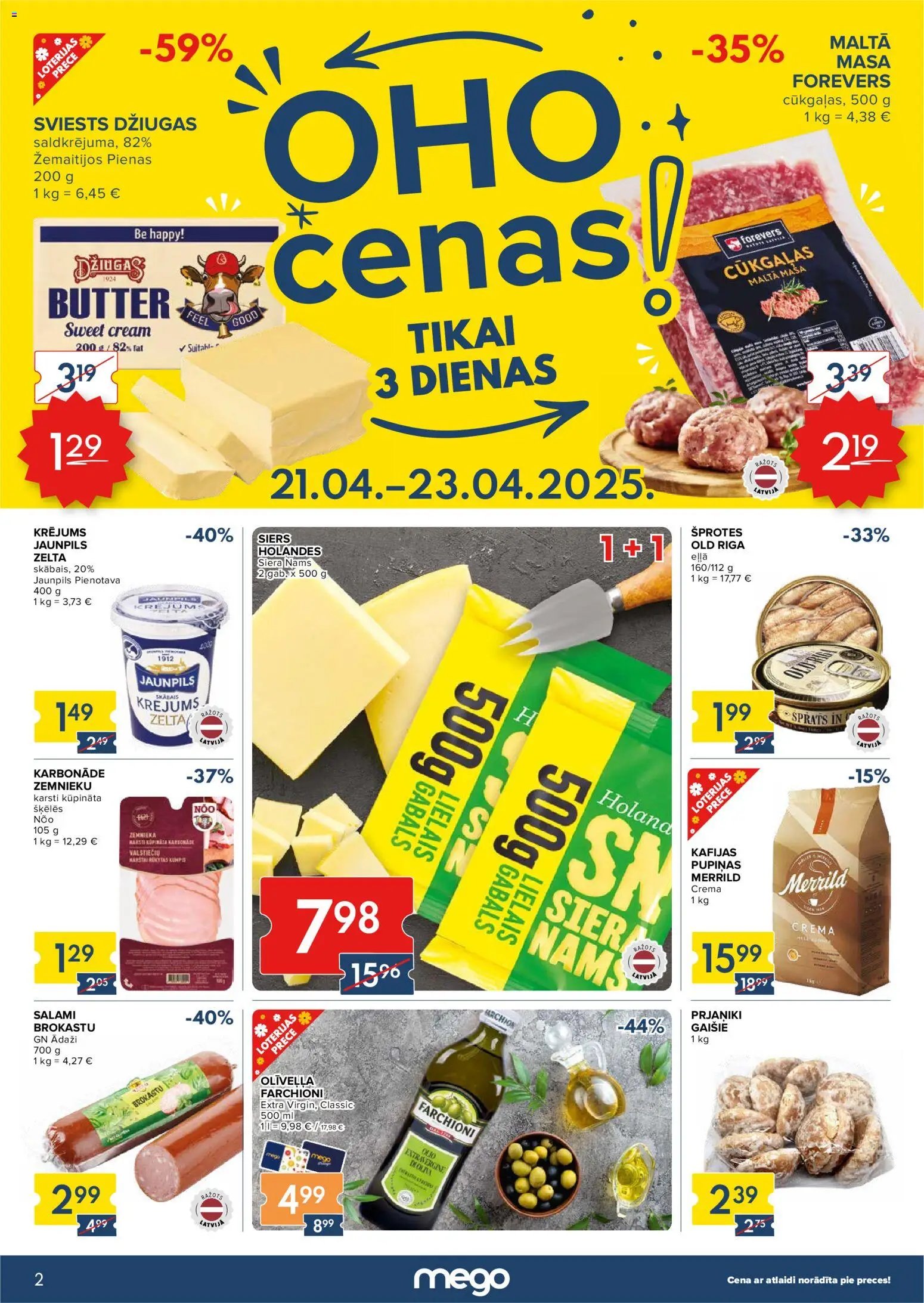 Mego Akciju buklets